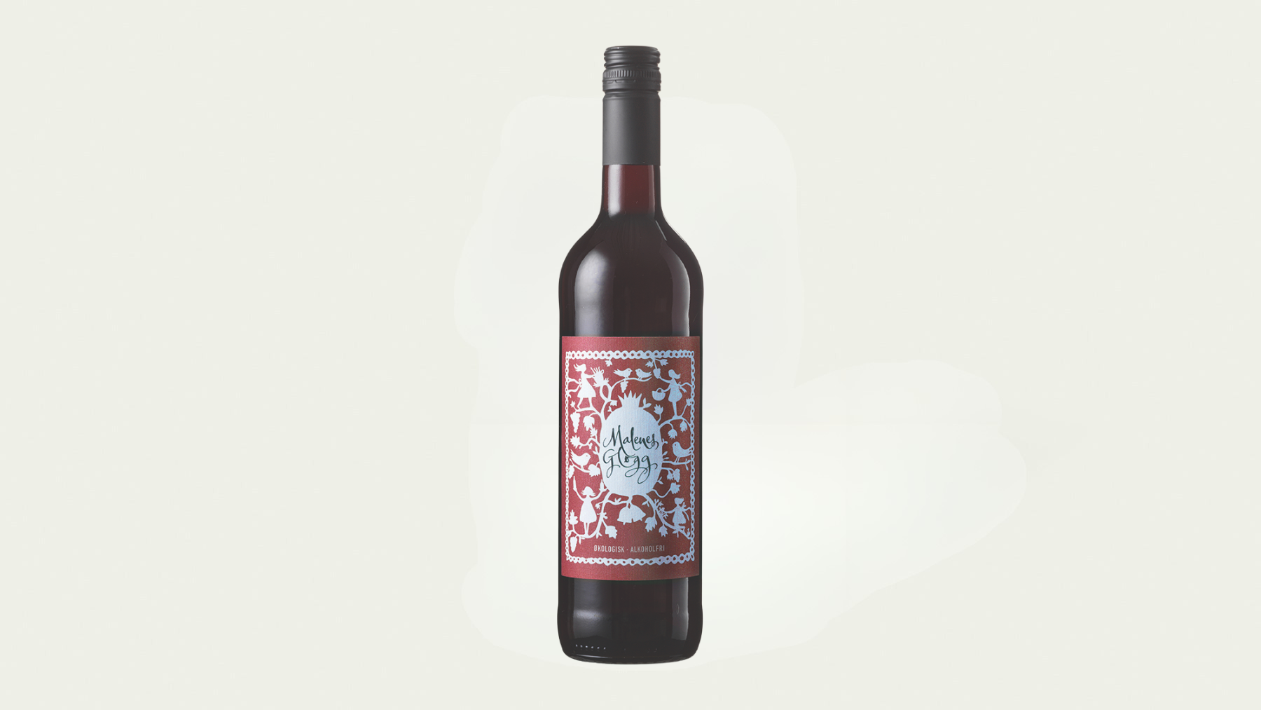 Malenes Gløgg - gløgg med mørke bær og krydderier, Øko - 0%, 75 cl - inkl. pant