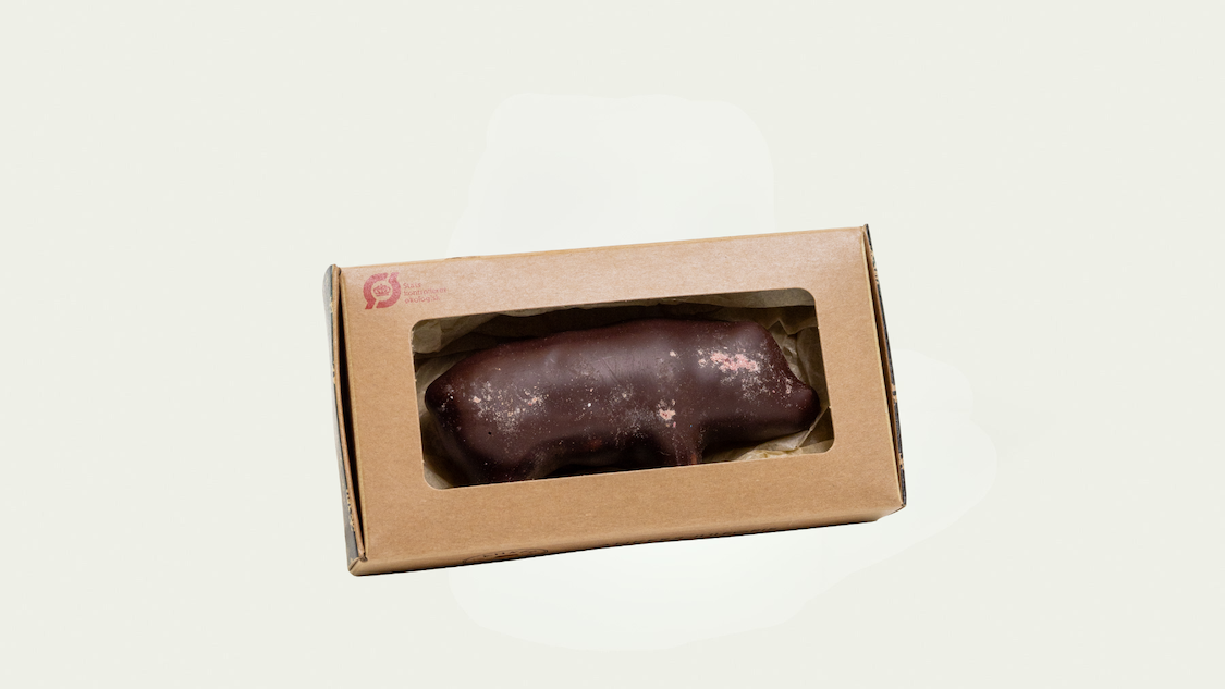 Anker Chokolade - Julegris mørk, 75 g