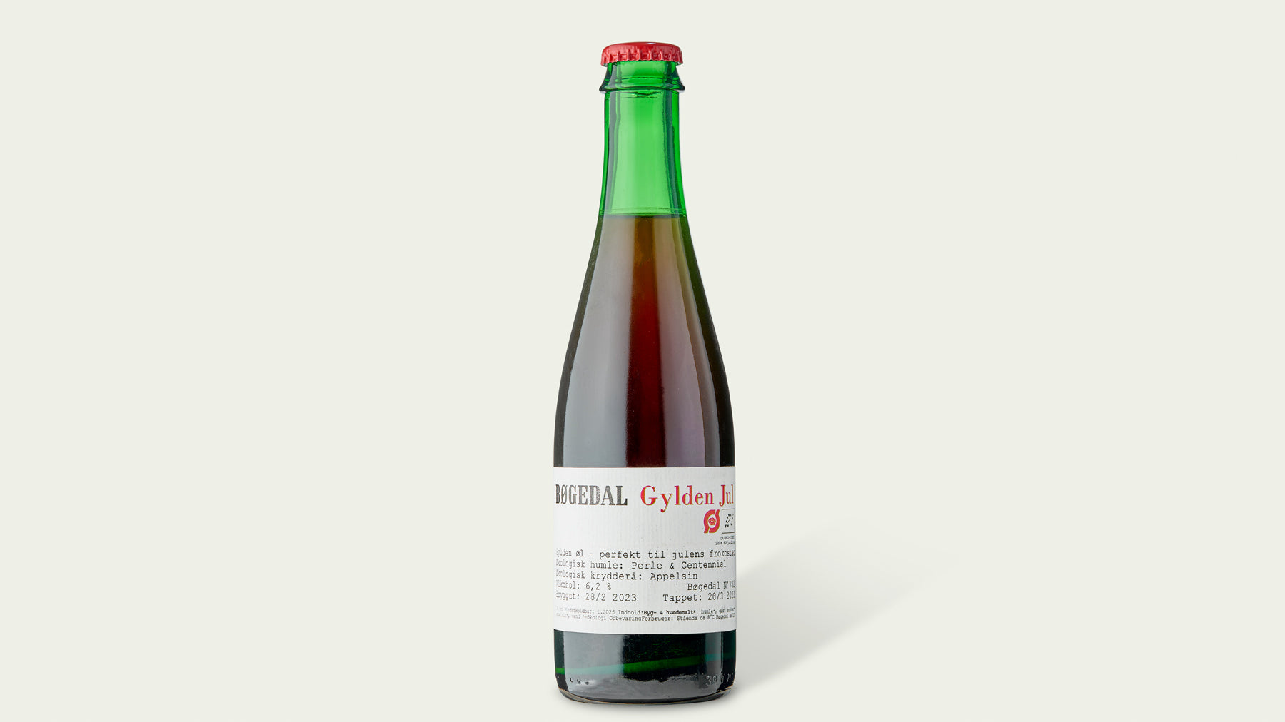 Bøgedal, Gylden jul, 36,5 cl, øko, 6,2 %, - inkl. pant