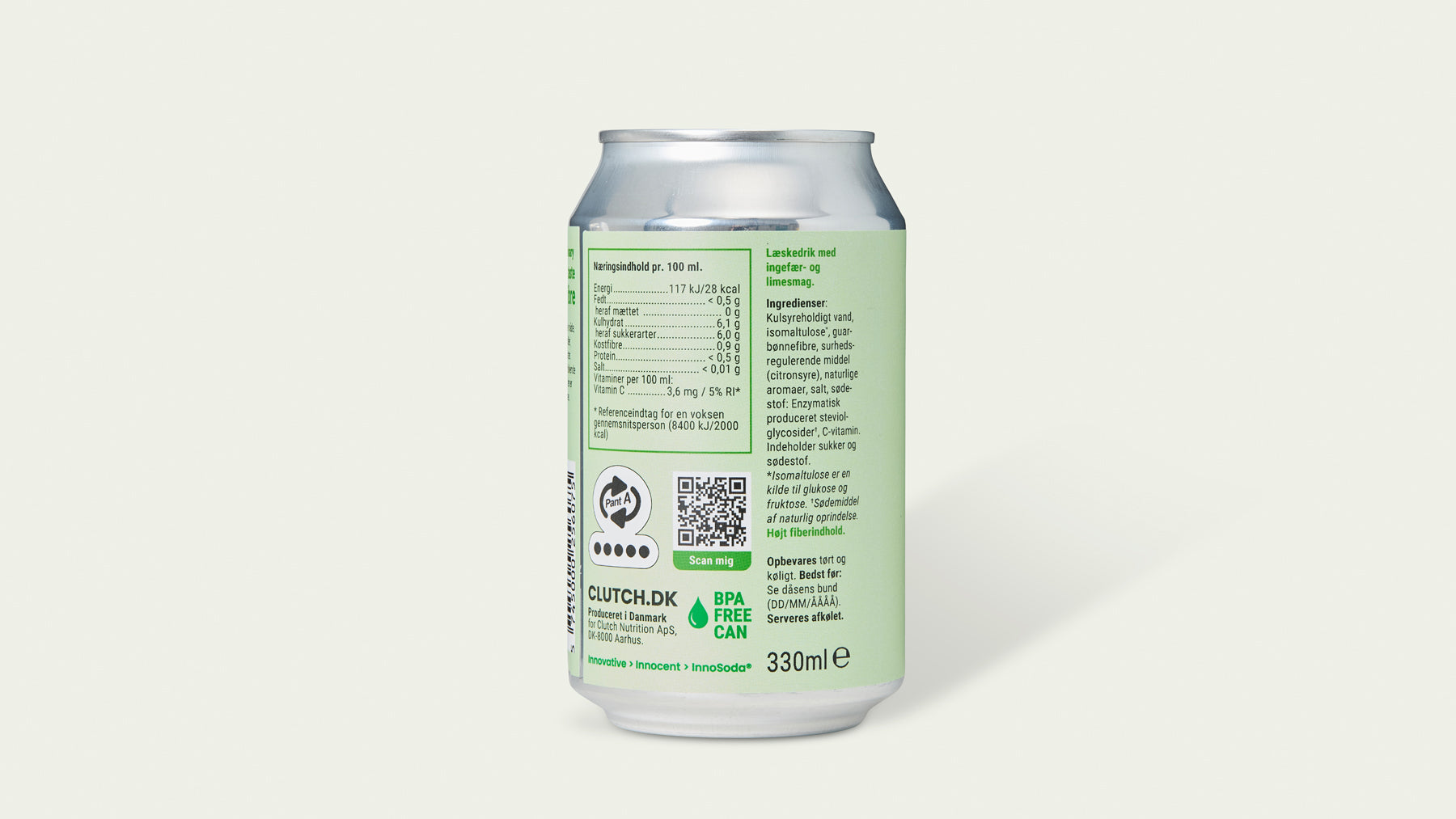 Innosoda - Ginger Lime, 33 cl - inkl. pant