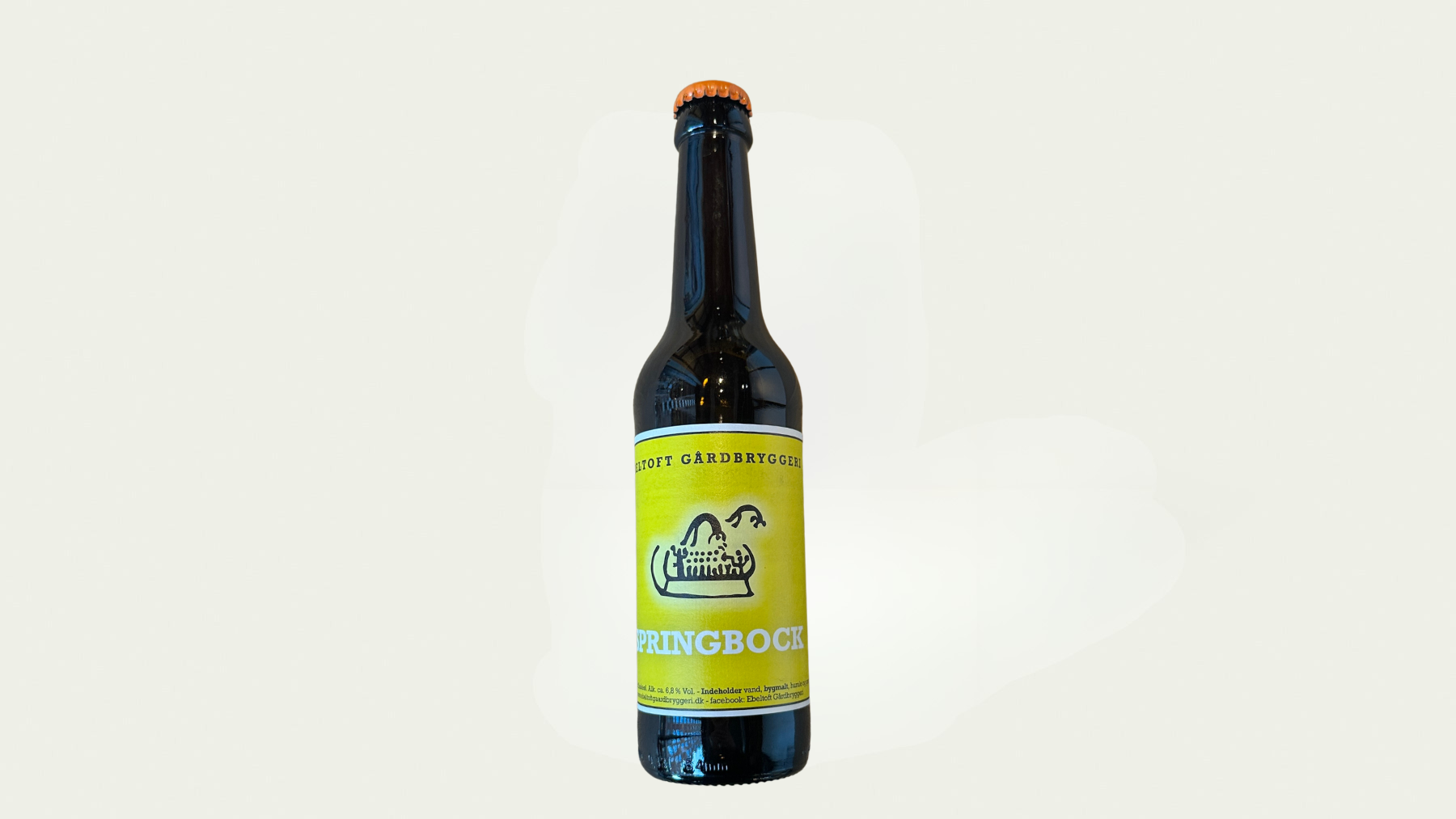 Ebeltoft Gårdbryggeri, Springbock, 6,8%, 33 cl - inkl. pant