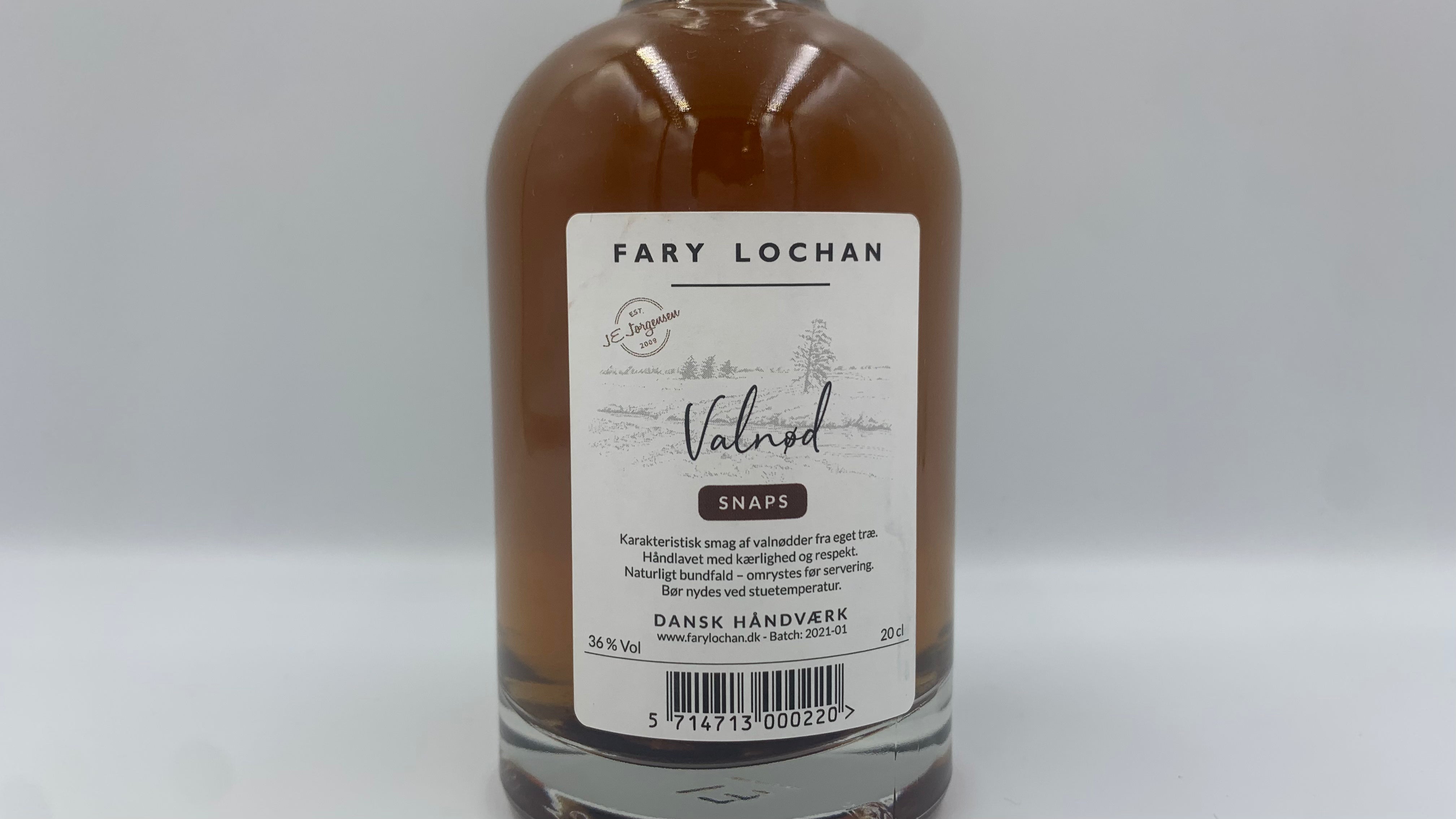 Fary Lochan, Valnøddesnaps, 20 cl