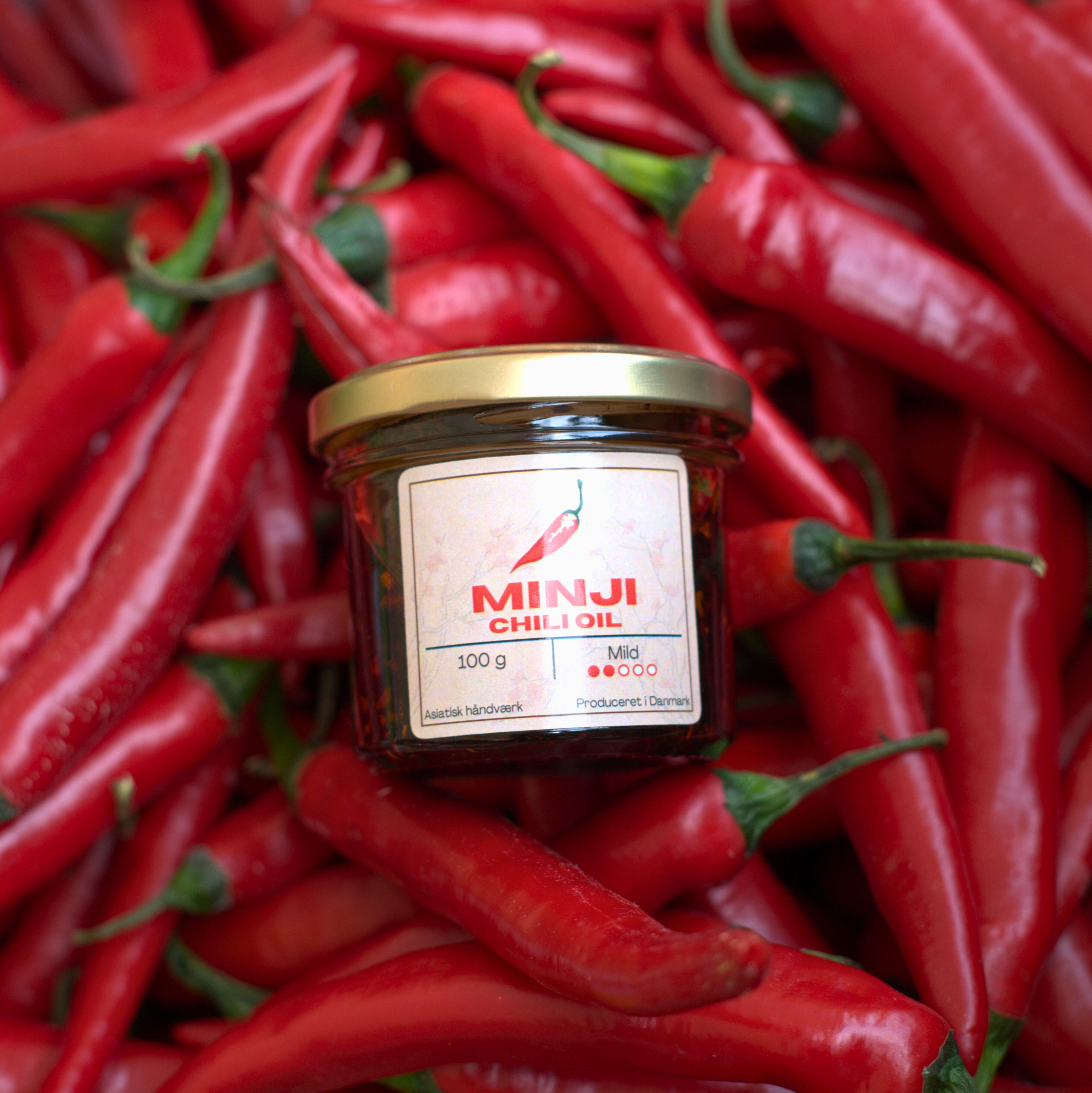 Minji, Chili oil, mild, 100 gr