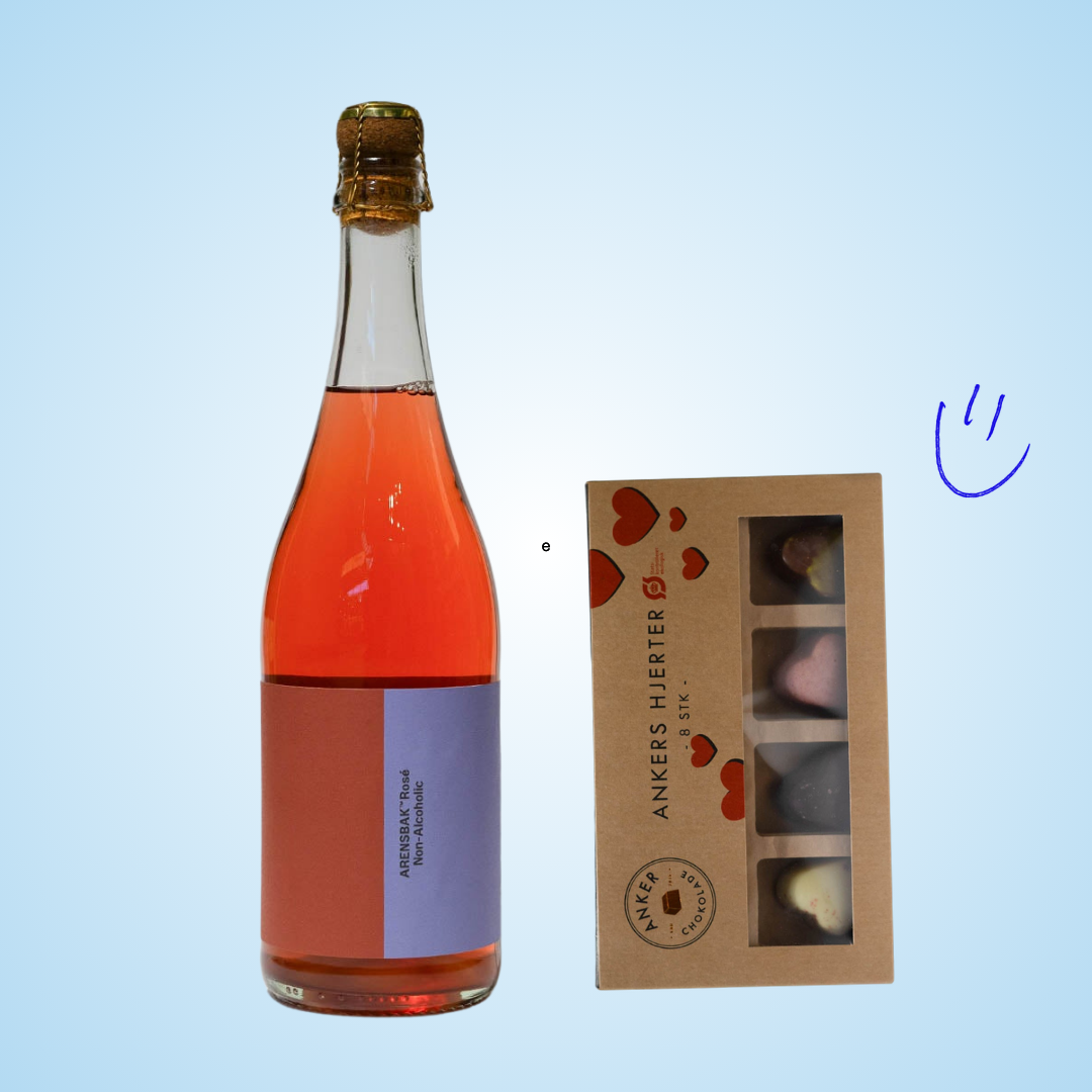 Mors dag gave - Roségave, alkoholfrie bobler