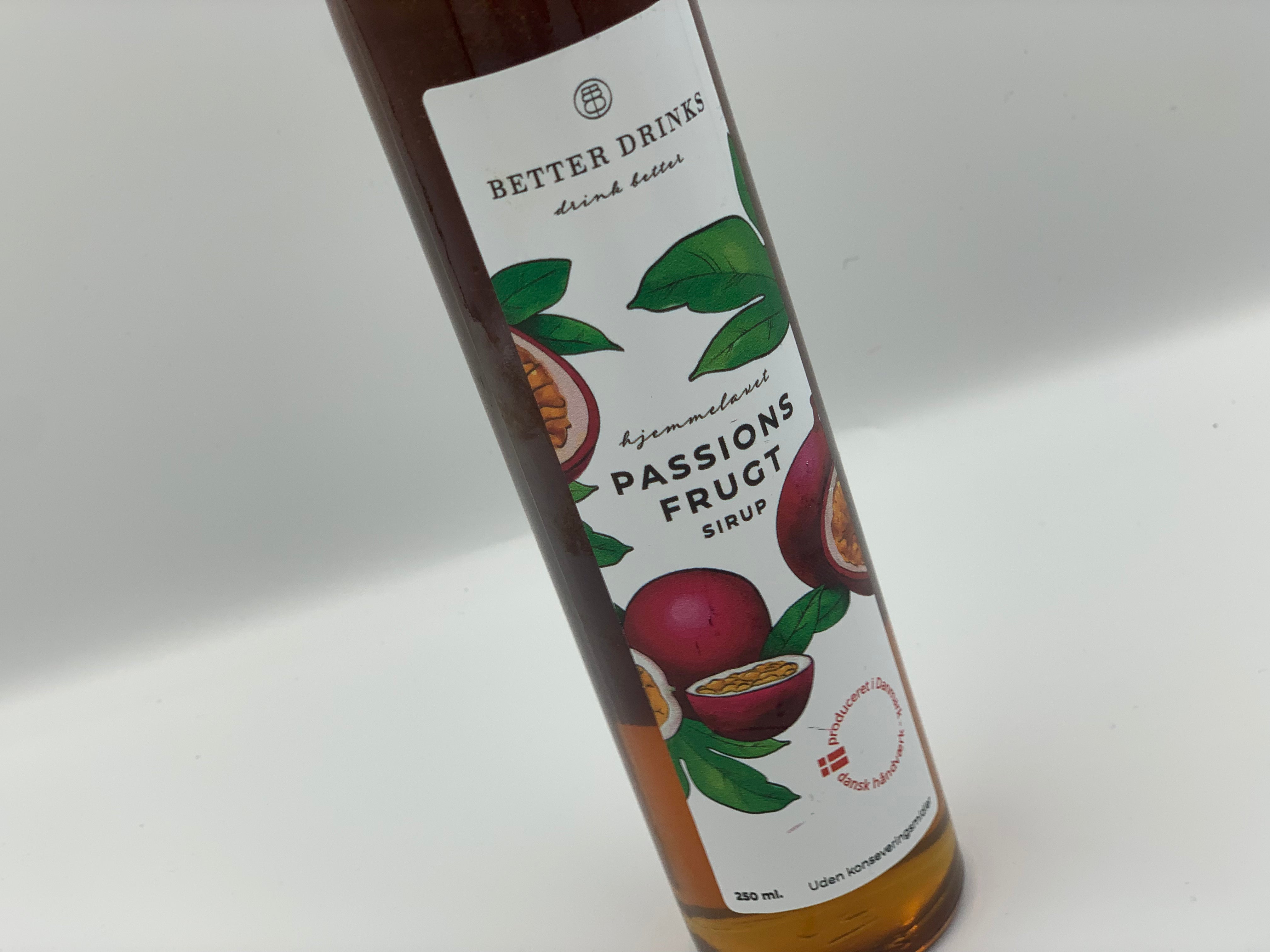 Better Drinks - passionssirup, 25 cl - inkl. pant