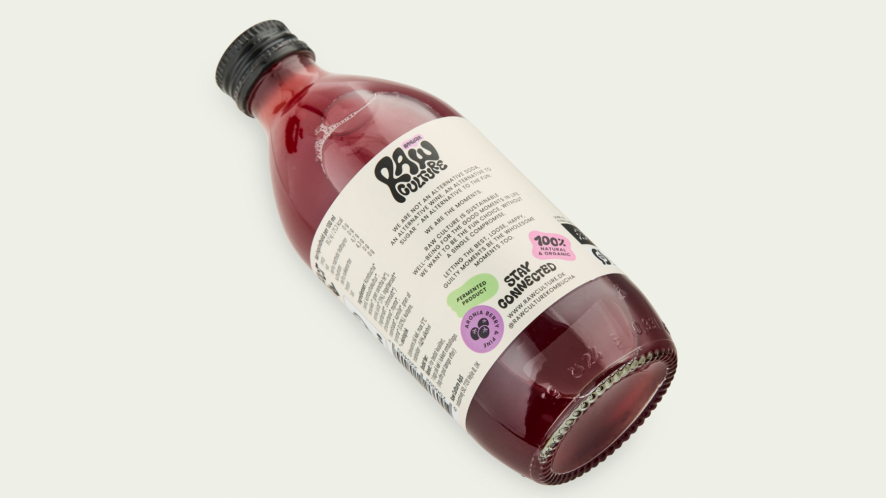 Raw Culture - Aronia Berry & Pine, 33 cl, Økologisk - inkl. pant