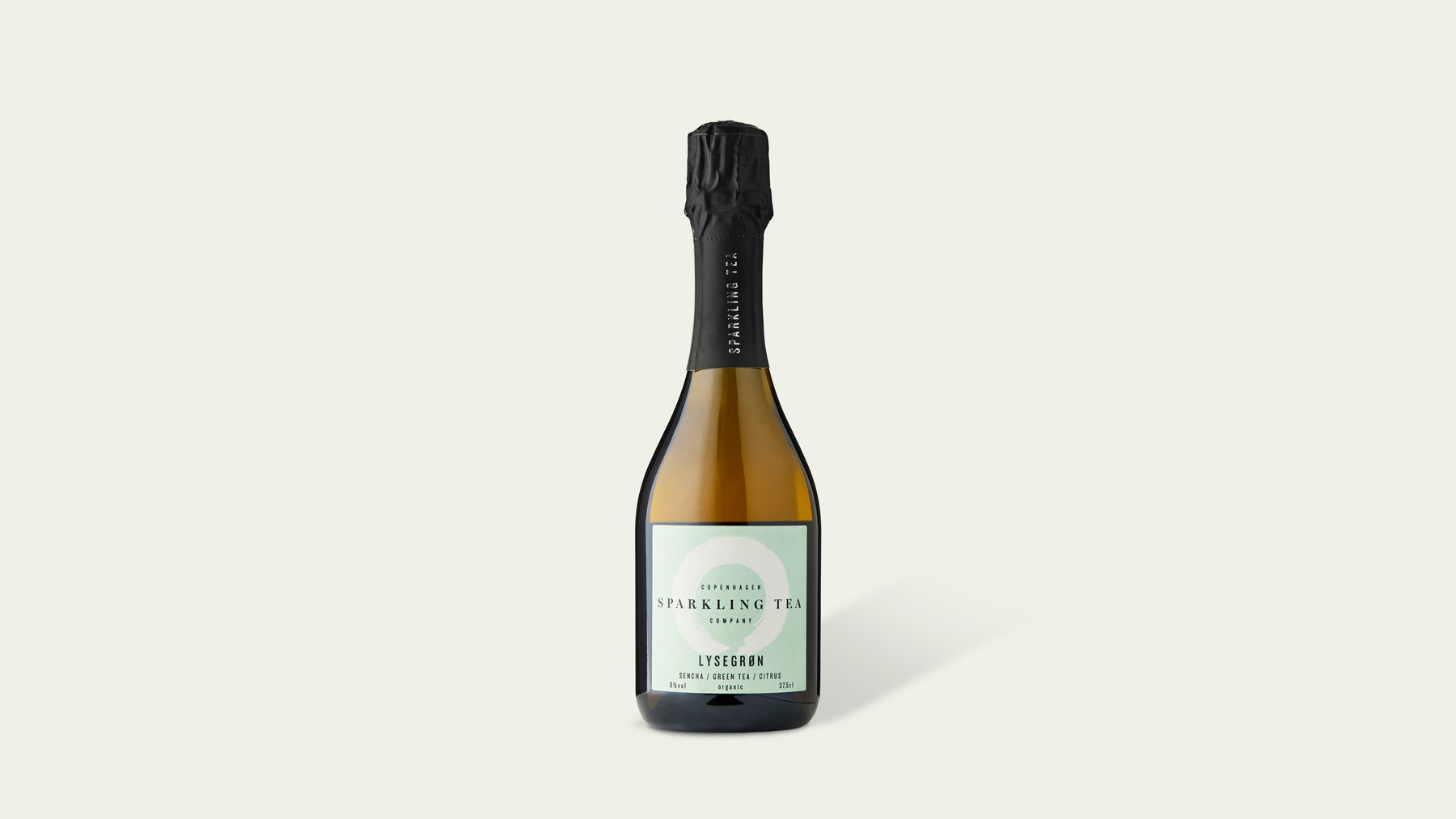 Copenhagen Sparkling Tea - Lysegrøn, Øko, 37,5 cl - inkl. pant