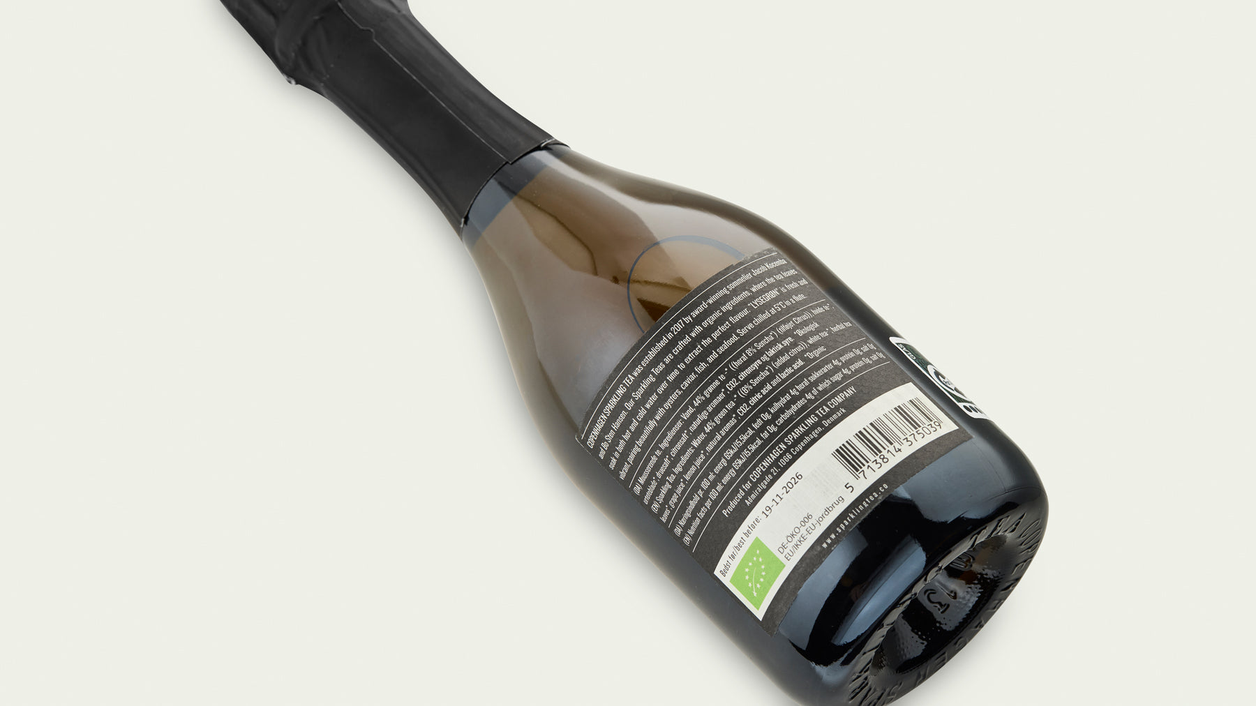 Copenhagen Sparkling Tea - Lysegrøn, Øko, 37,5 cl - inkl. pant