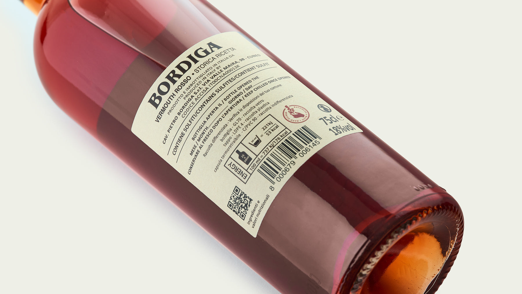 Local Spirits - Vermouth, Bordiga Rosso, 18%, 75 cl