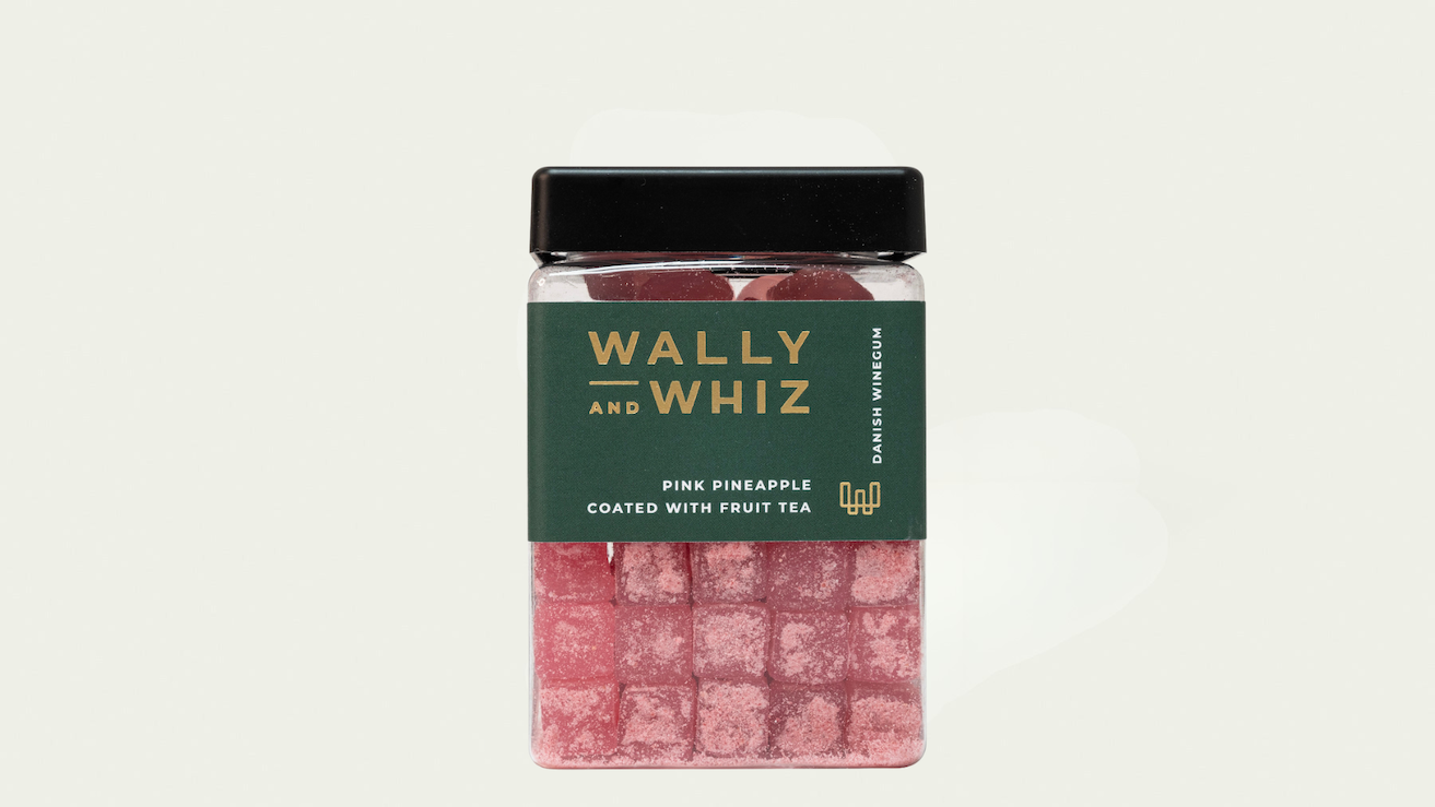 Wally & Whiz - Pink ananas med frugtte, 240 gr