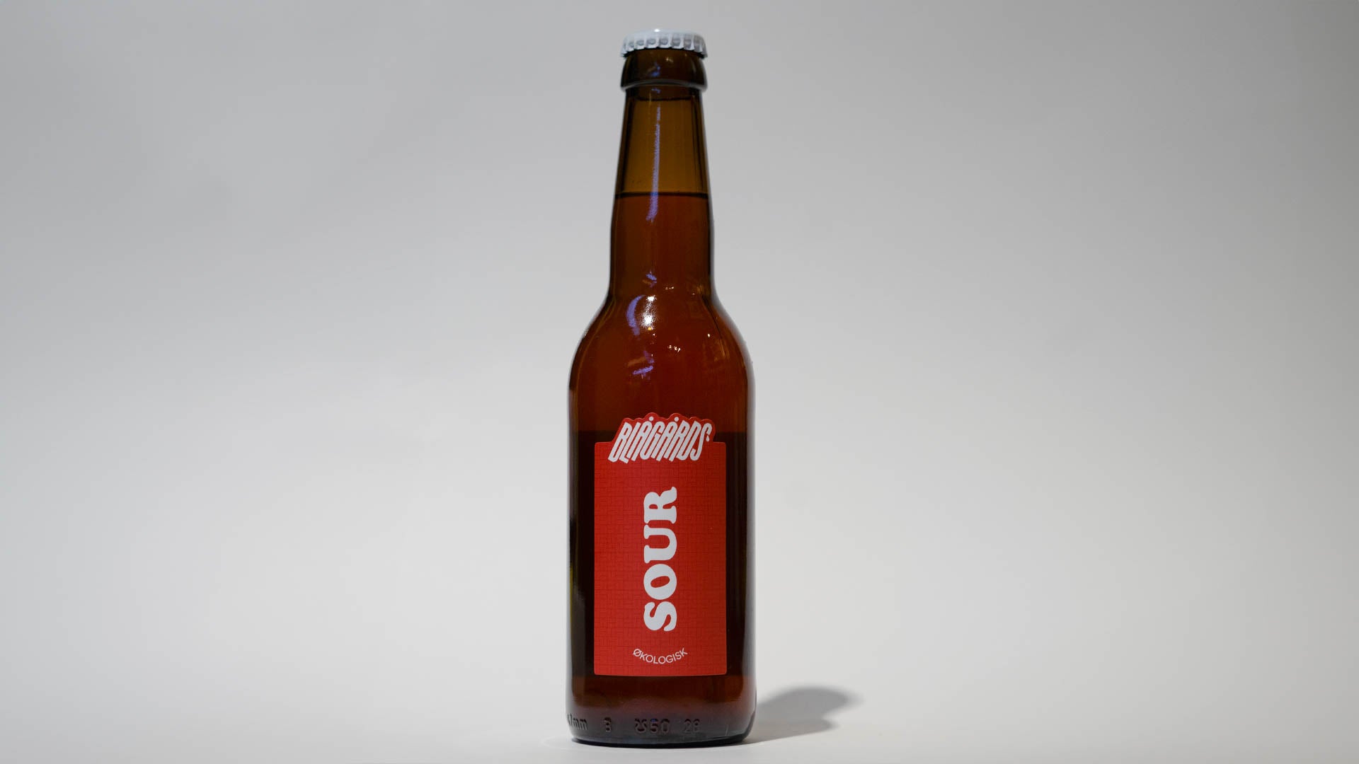 Blågårds øl hindbær sour øko på 33cl flaske fra Nørrebrew