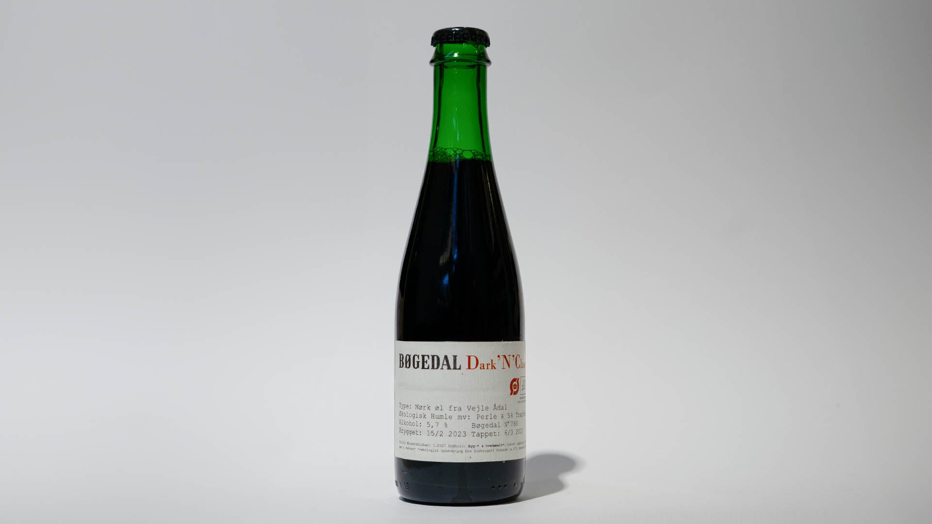 Bøgedal dark n classy dark ale øko øl på 36,5 flaske