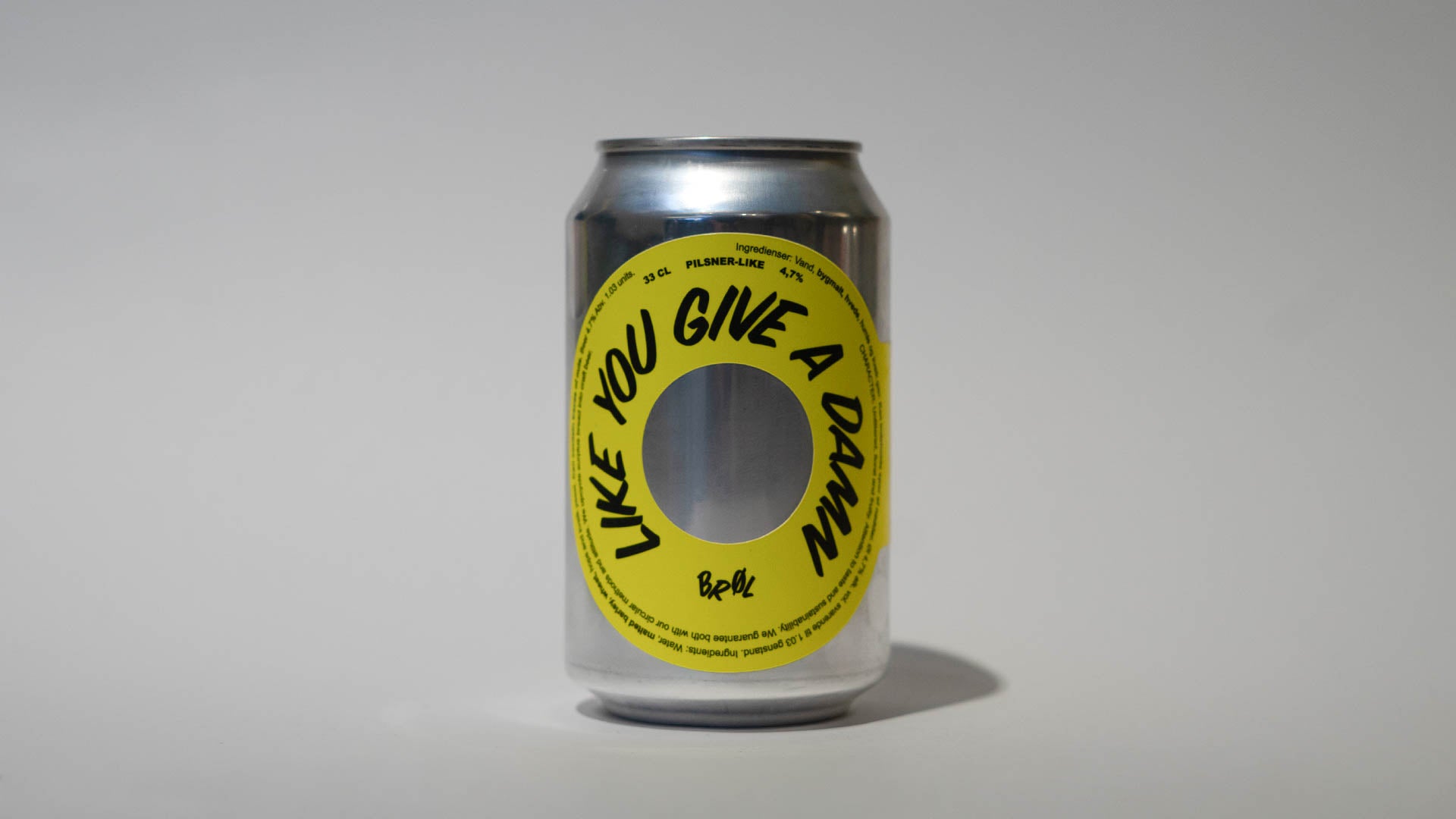 BRØL øl pilsner på 33cl flaske