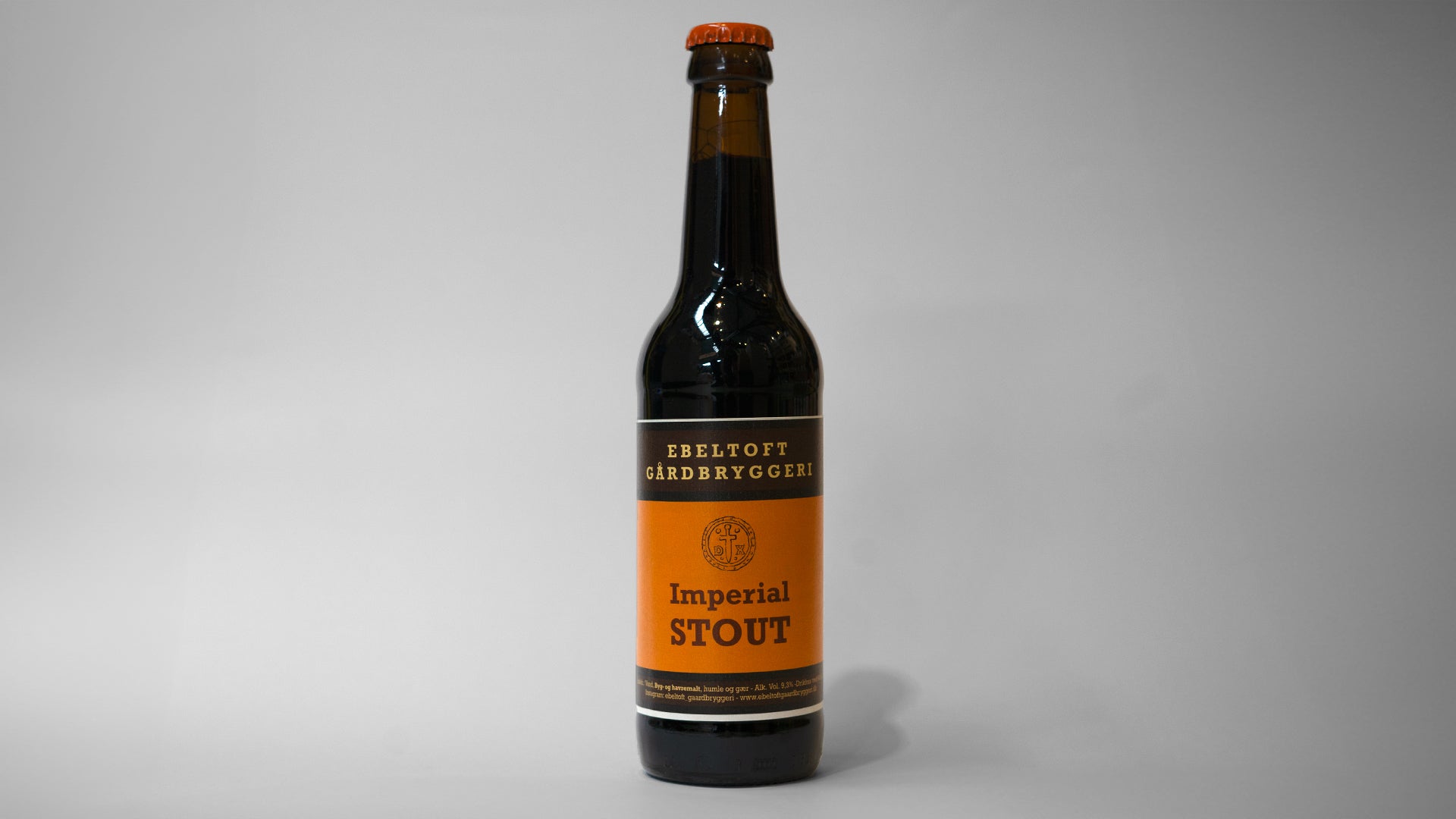 laske med Ebeltoft Gårdbryggeri Imperial Stout, 33 cl - mørk og kraftig øl