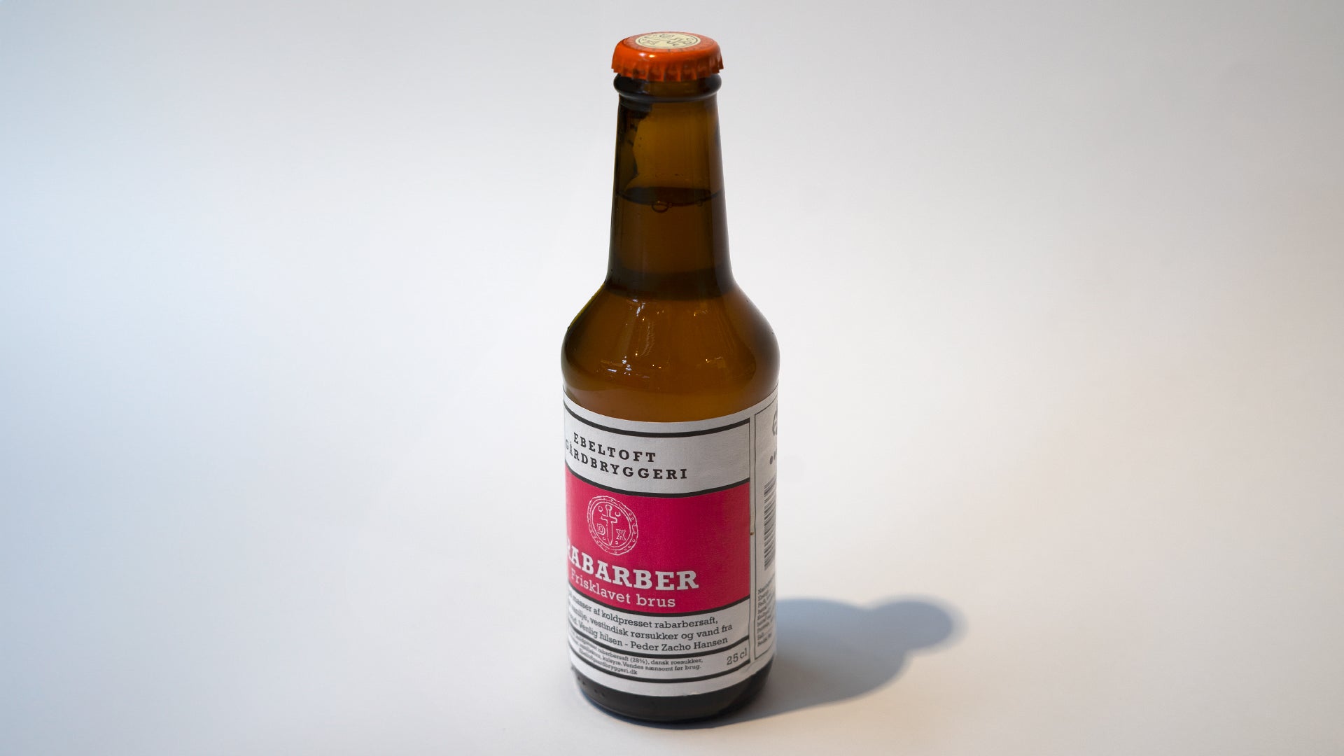 Ebeltoft Gårdbryggeri - Rabarberbrus, 25 cl - inkl. pant