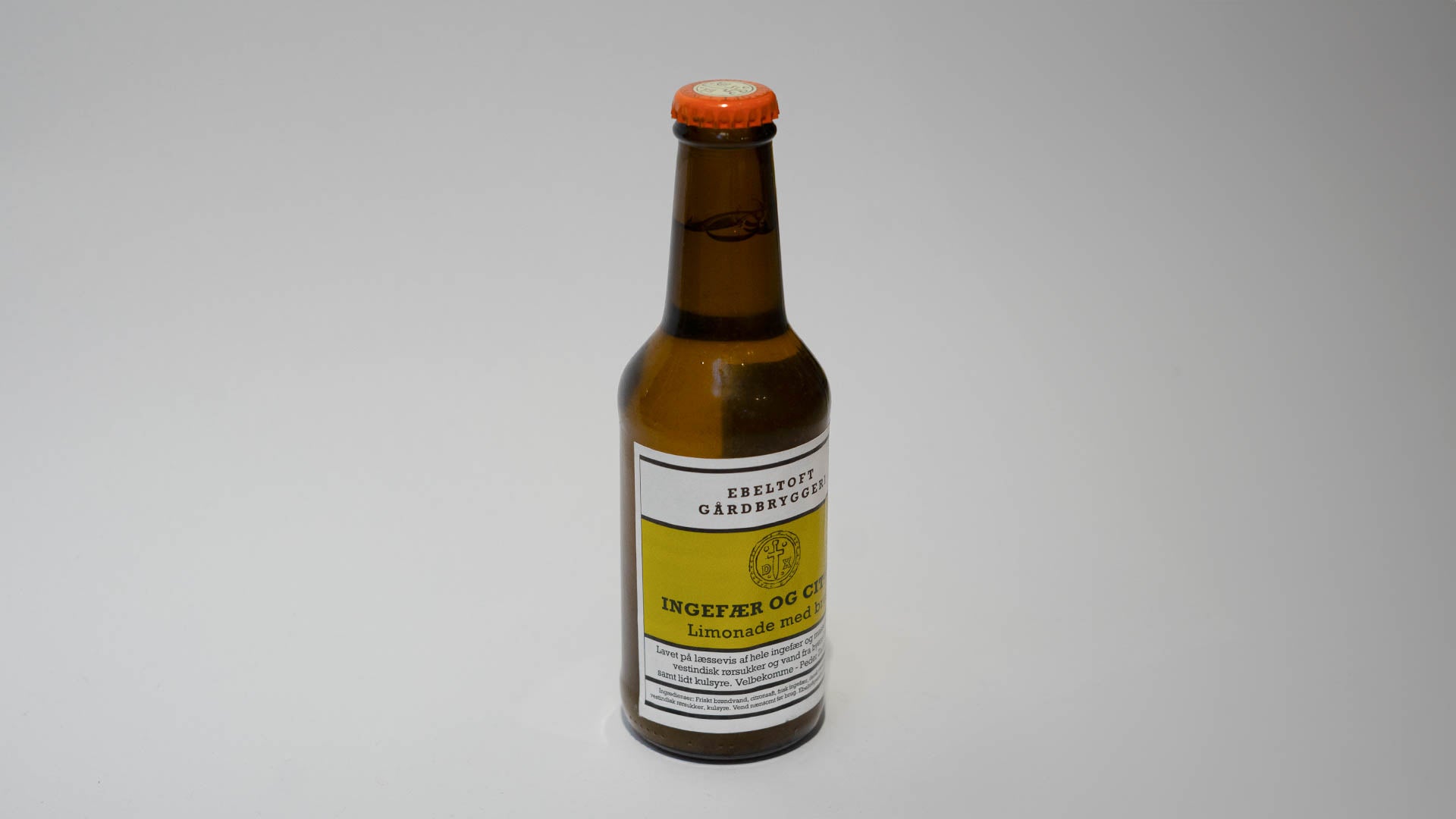 Ebeltoft Gårdbryggeri - Ingefær- og citronbrus, 25 cl - inkl. pant