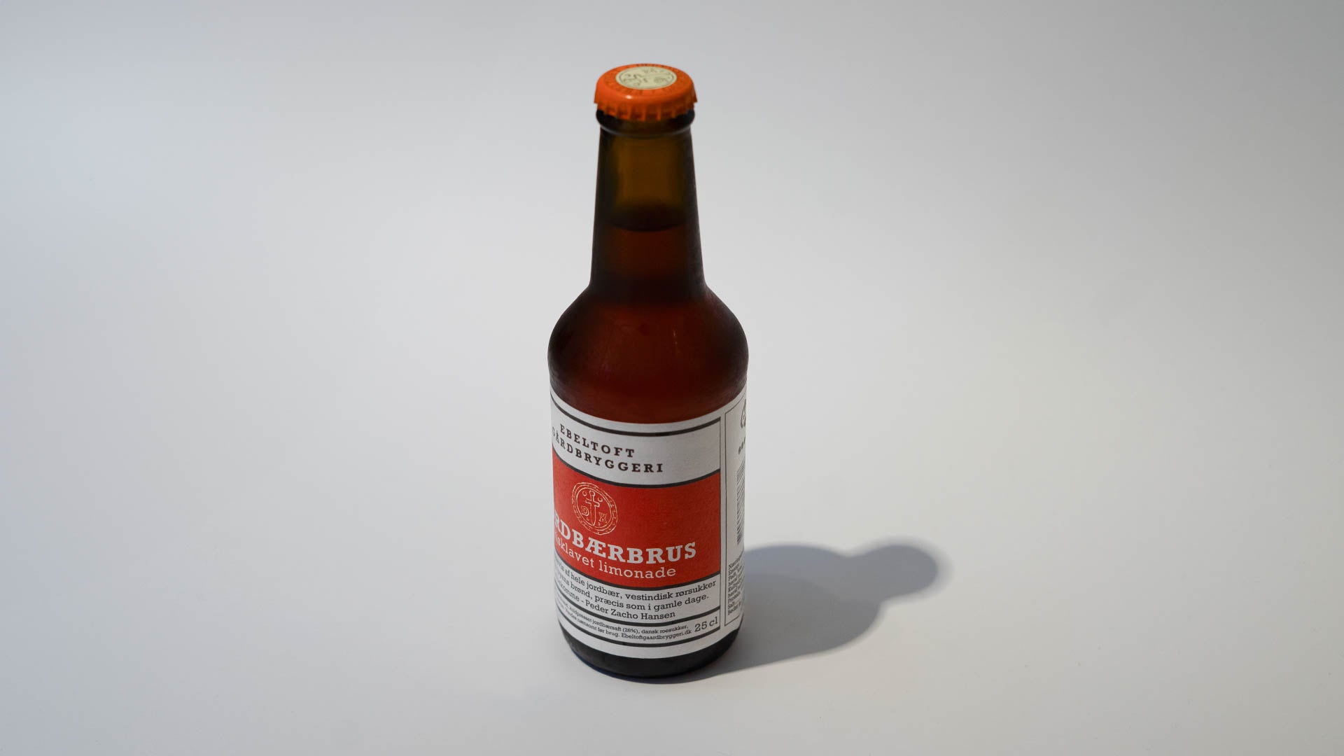 Ebeltoft Gårdbryggeri - Jordbærbrus, 25 cl - inkl. pant