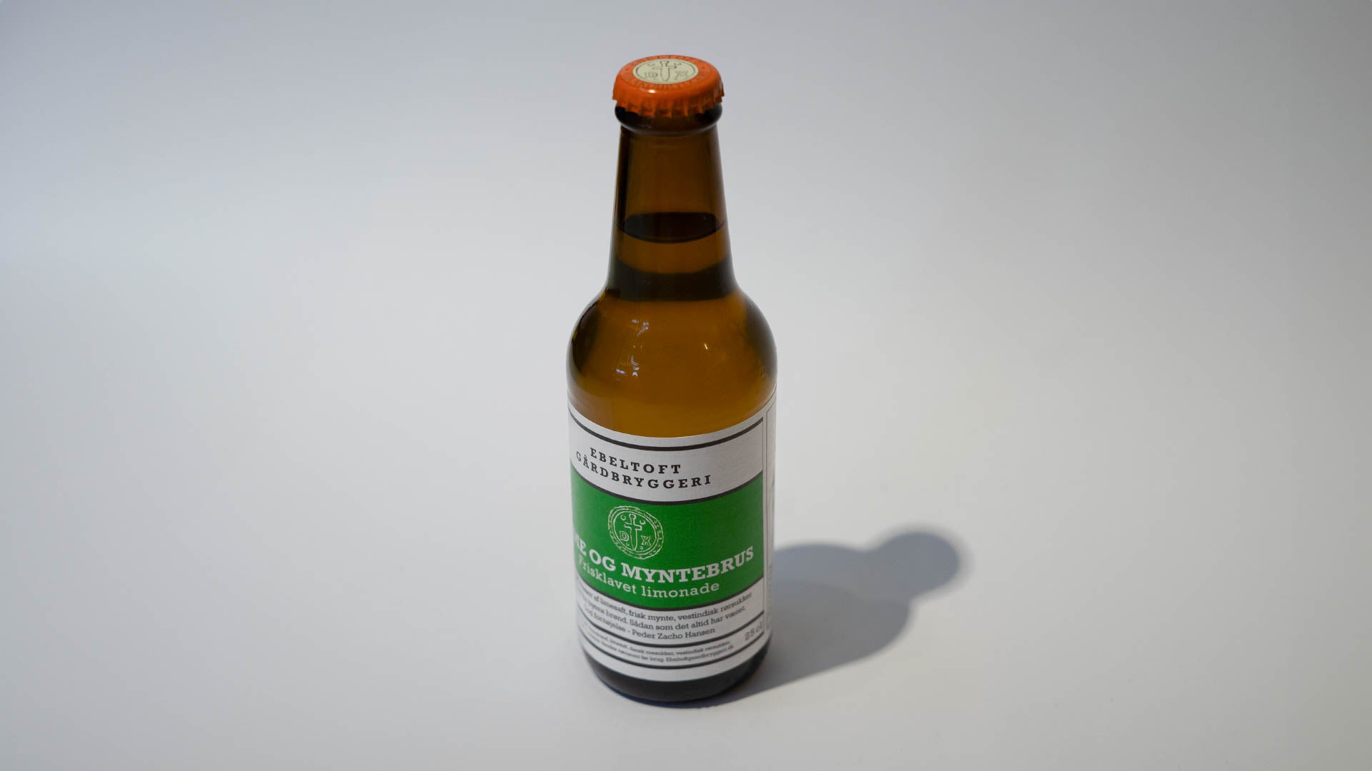 Ebeltoft Gårdbryggeri - Mynte- og limebrus, 25 cl - inkl. pant