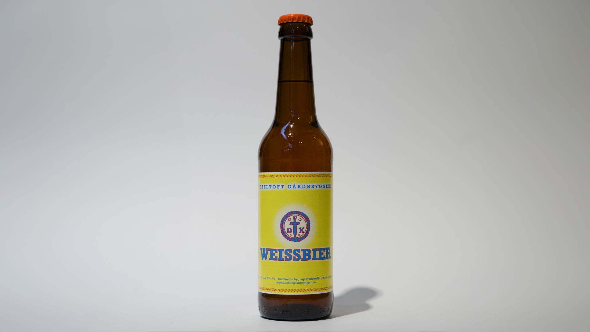 Ebeltoft bryggeri weissbier hefeweizen hvedeøl på 33cl flaske