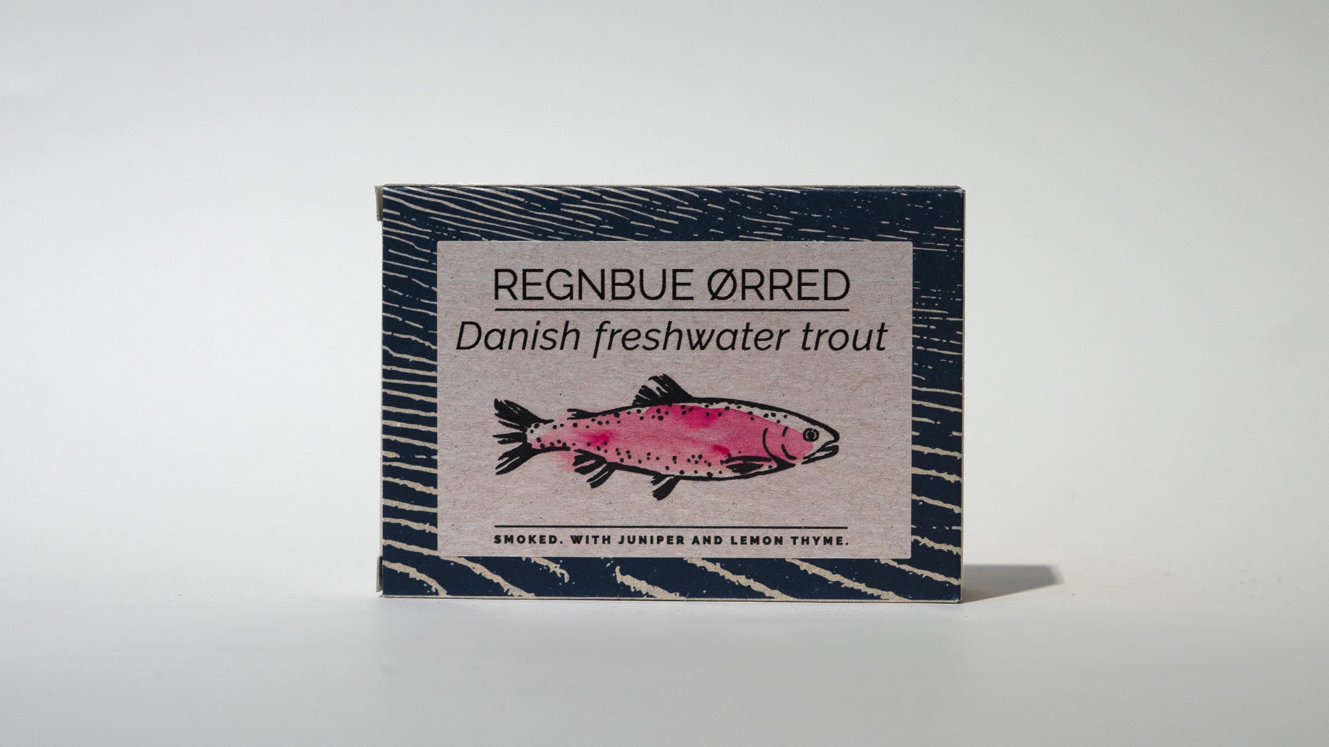 FANGST regnbue ørred i olie på dåse