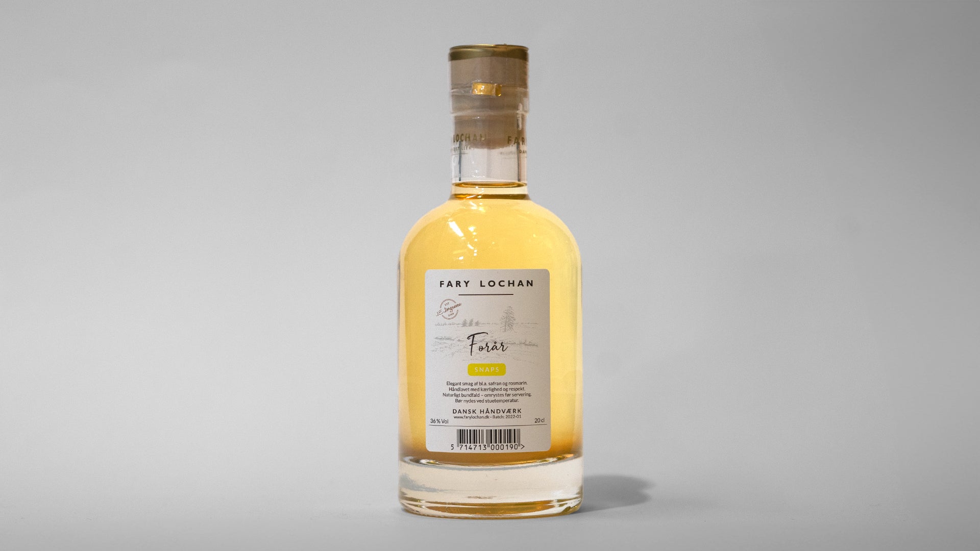 Fary Lochan forårssnaps på 20cl flaske