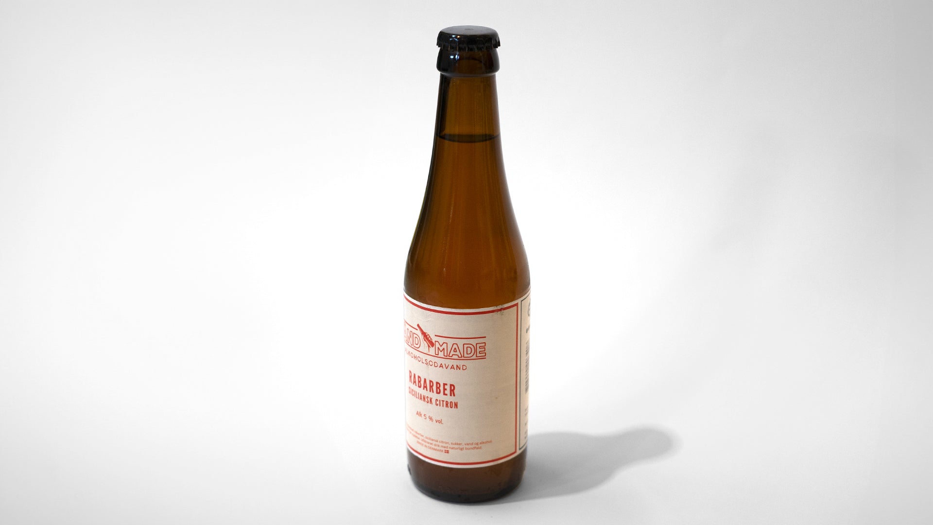 Håndmade - Rabarber & Citron, 33 cl - inkl. pant