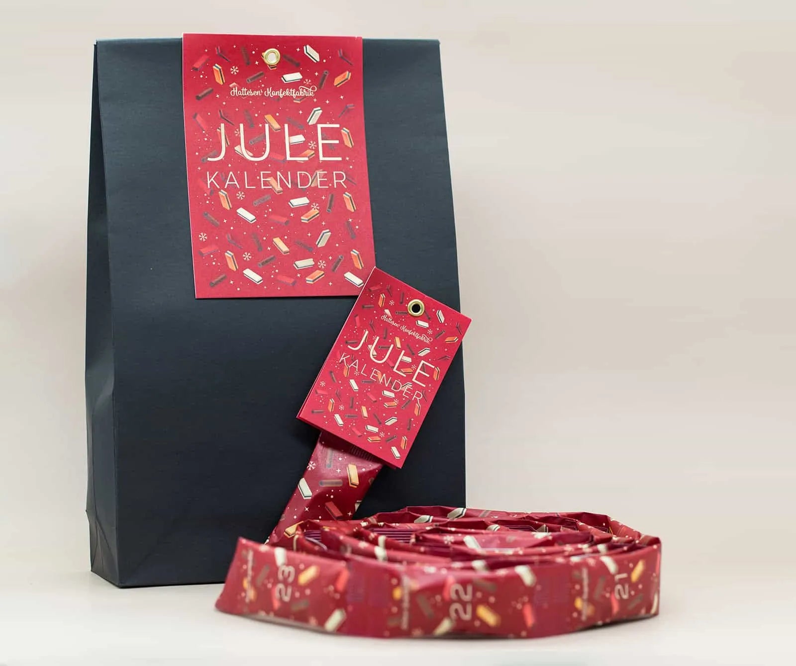 Hattesens Konfektfabrik, julekalender, 220 gr