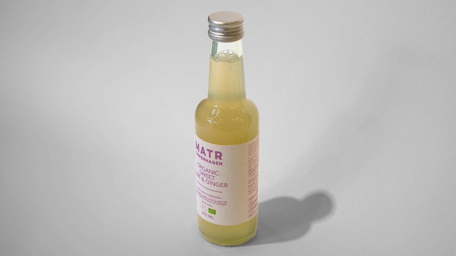 Matr CPH - Sød lime & Ingefær lemonade, øko, 25 cl - inkl. pant