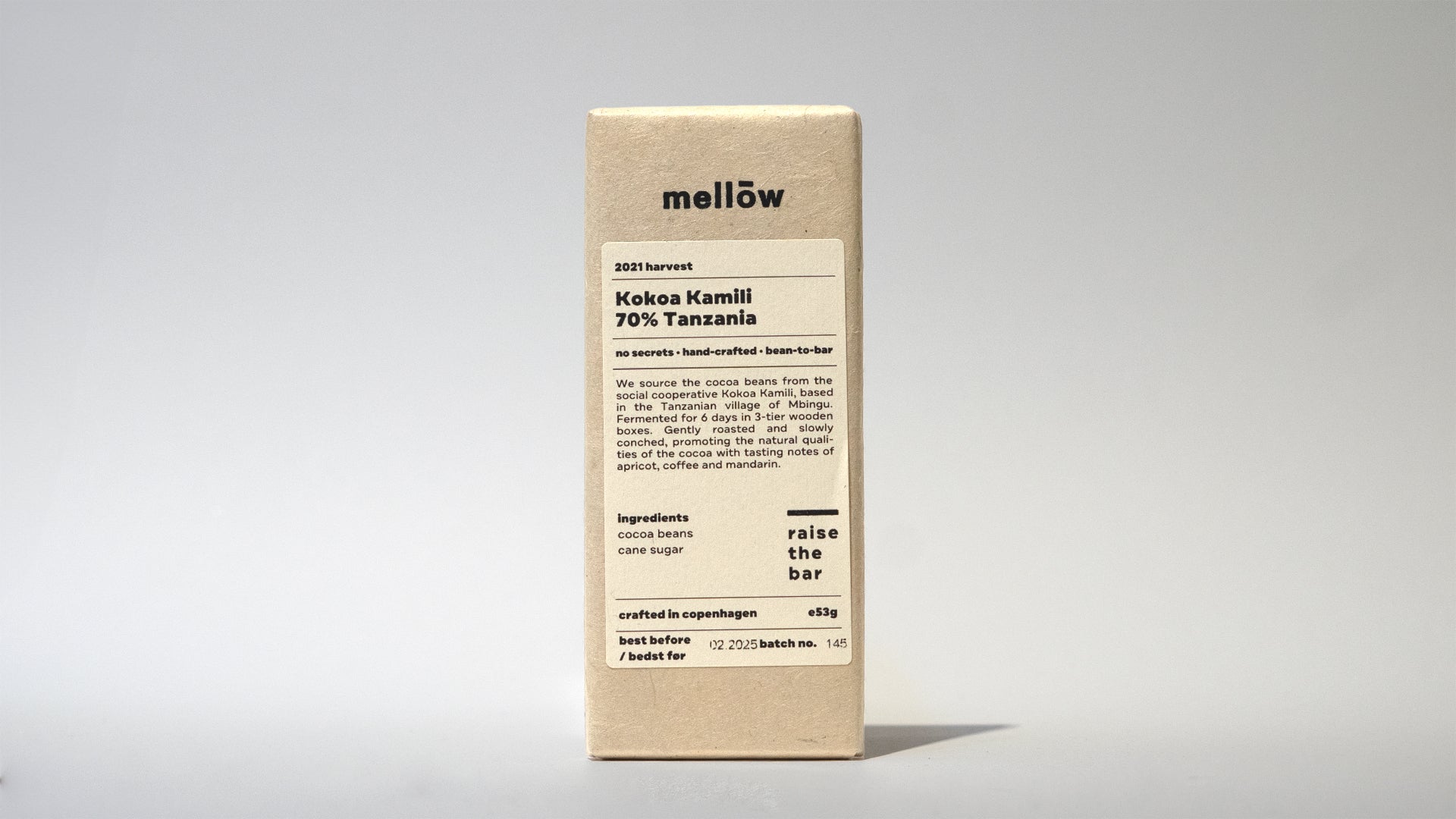 Mellow chocolate chokoladebar kokoa kamili