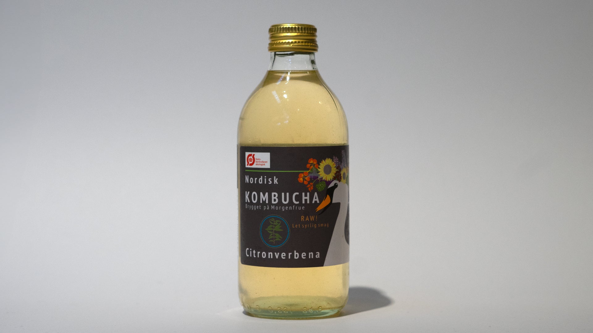 Nordisk Kombucha citronverbena flaske på 33cl