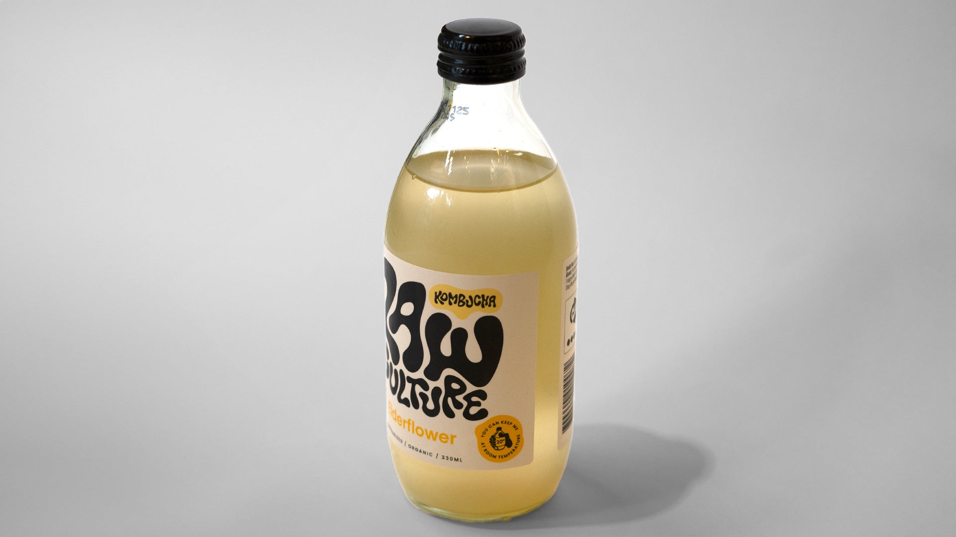 Raw Culture - Elderflower, 33 cl - inkl. pant