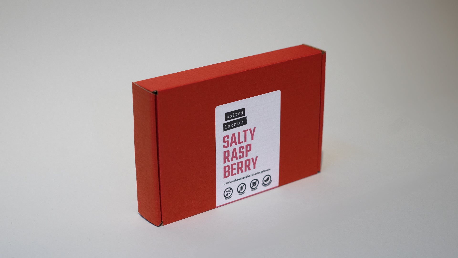 Solrød Lakrids - Salty Raspberry, 160 gr