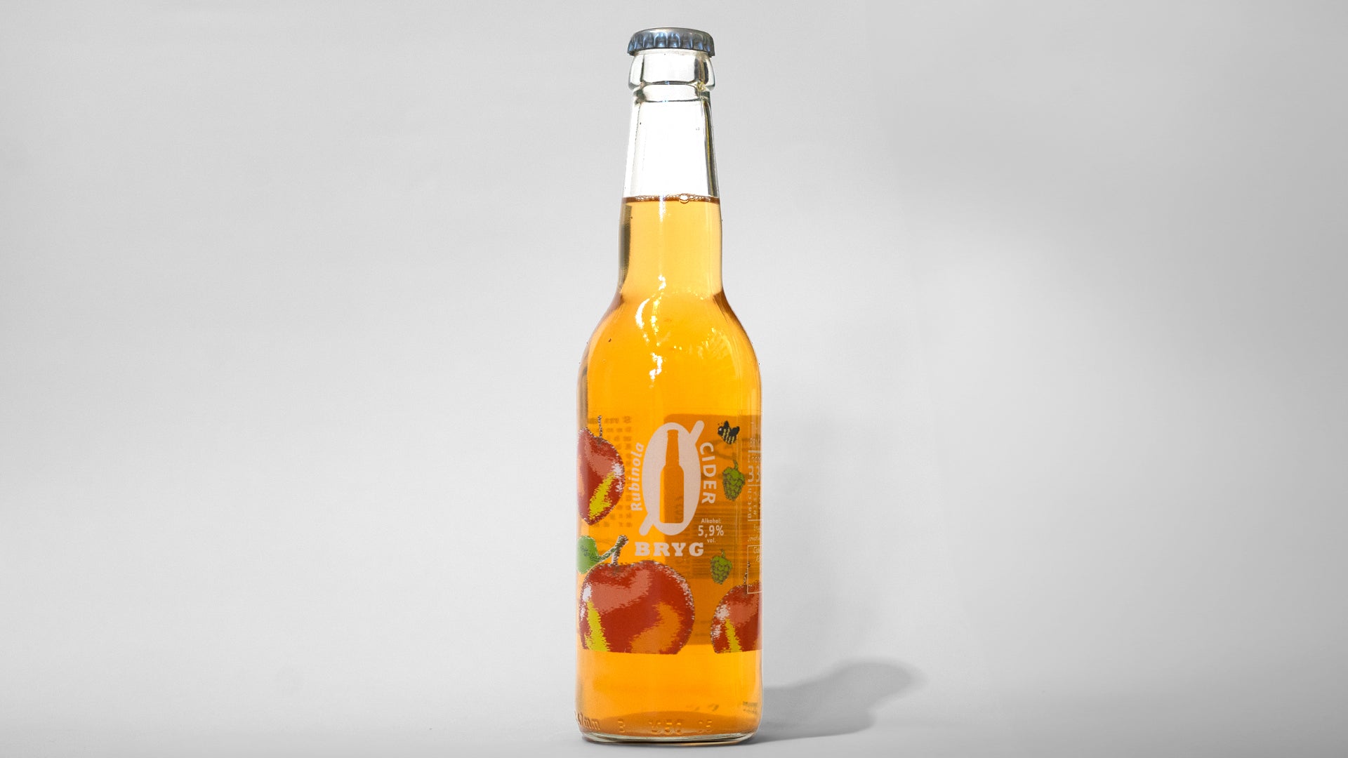 Flaske med Thurø Bryghus Humlecider, 33 cl - cider med humlenoter