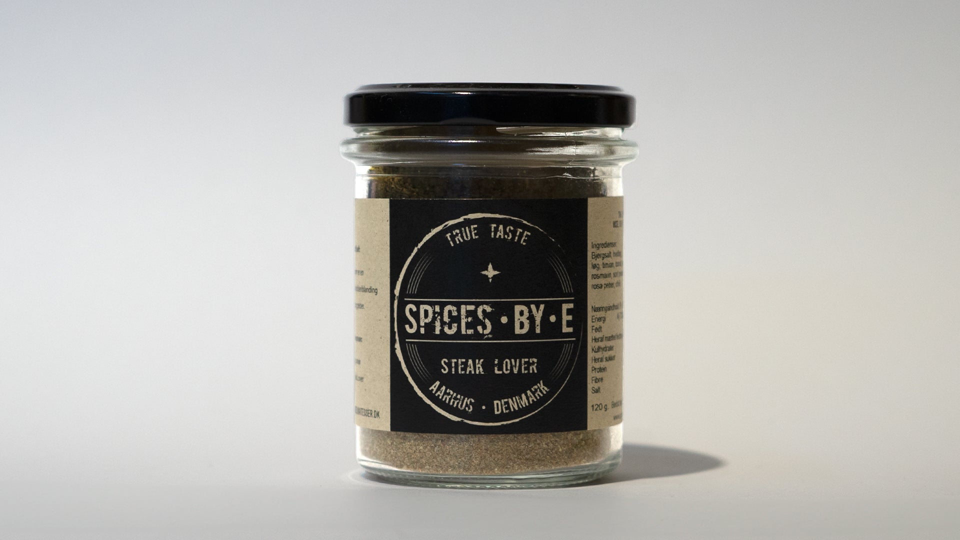 True taste spices by E steak lover krydderiblanding til madlavning i genanvendelig flaske på 120g