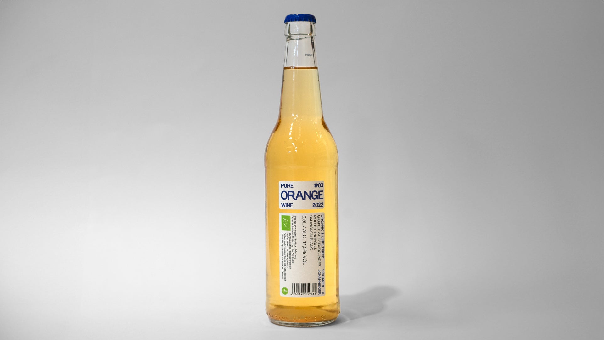 Vinhanen Orange Cuvée øko orangevinflaske på 50cl