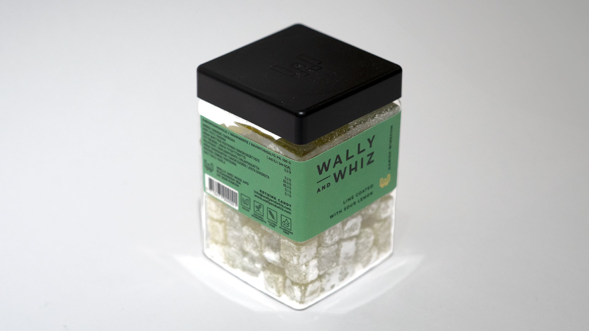 Wally & Whiz - Lime med Sur Citron 240g.