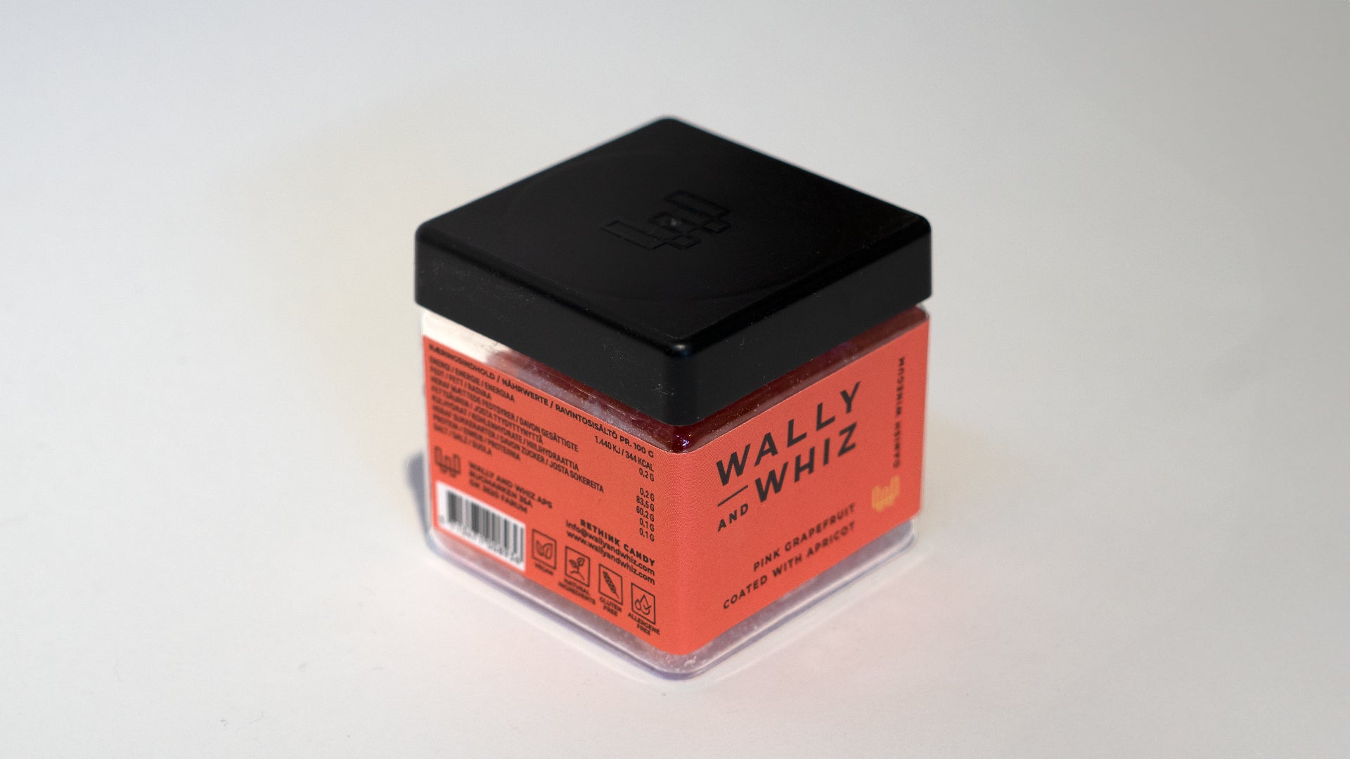 Wally & Whiz - Pink Grapefrugt med Abrikos 140g.