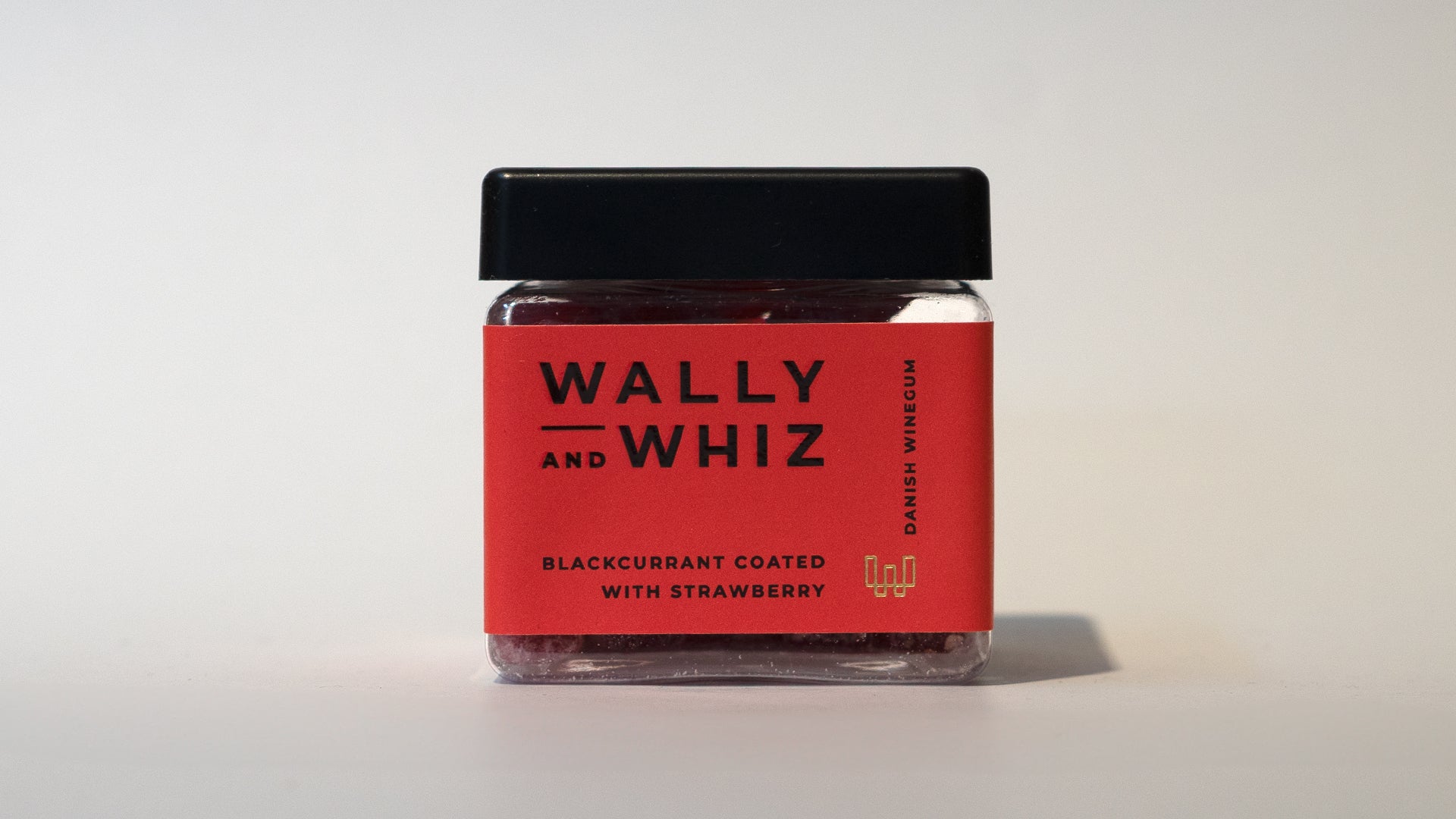 Wally and Whiz solbær med jordbær smag lille 140g