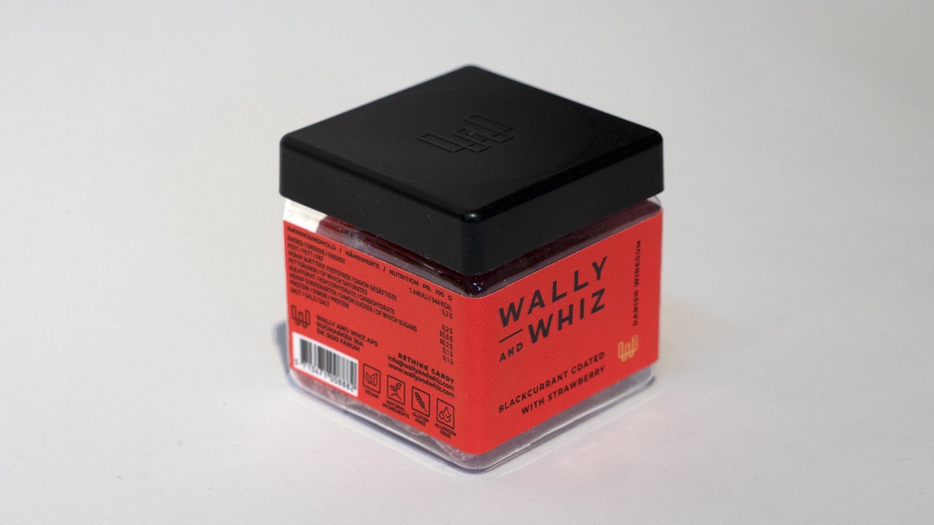 Wally & Whiz - Solbær med Jordbær 140g.