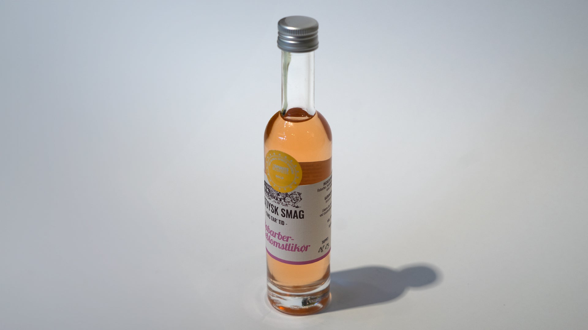 Westjysk Smag - Rabarber-hyldeblomst likør, 100 ml