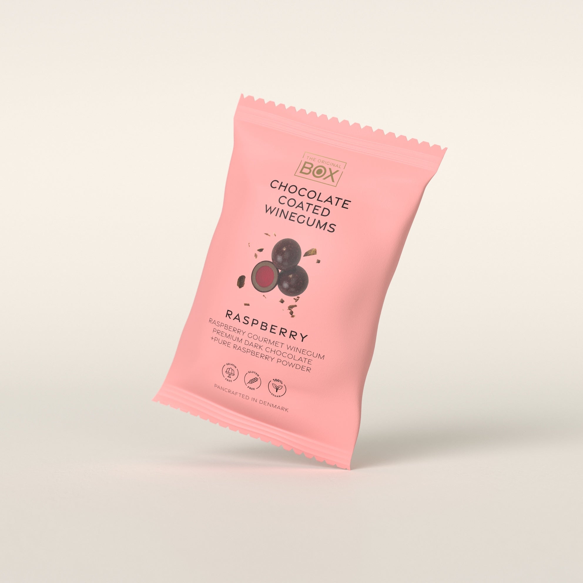 Box The Original - Mørk hindbær, Snackpack