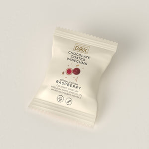 Box The Original - Hvid Hindbær, 50 x 2 stk. flowpack