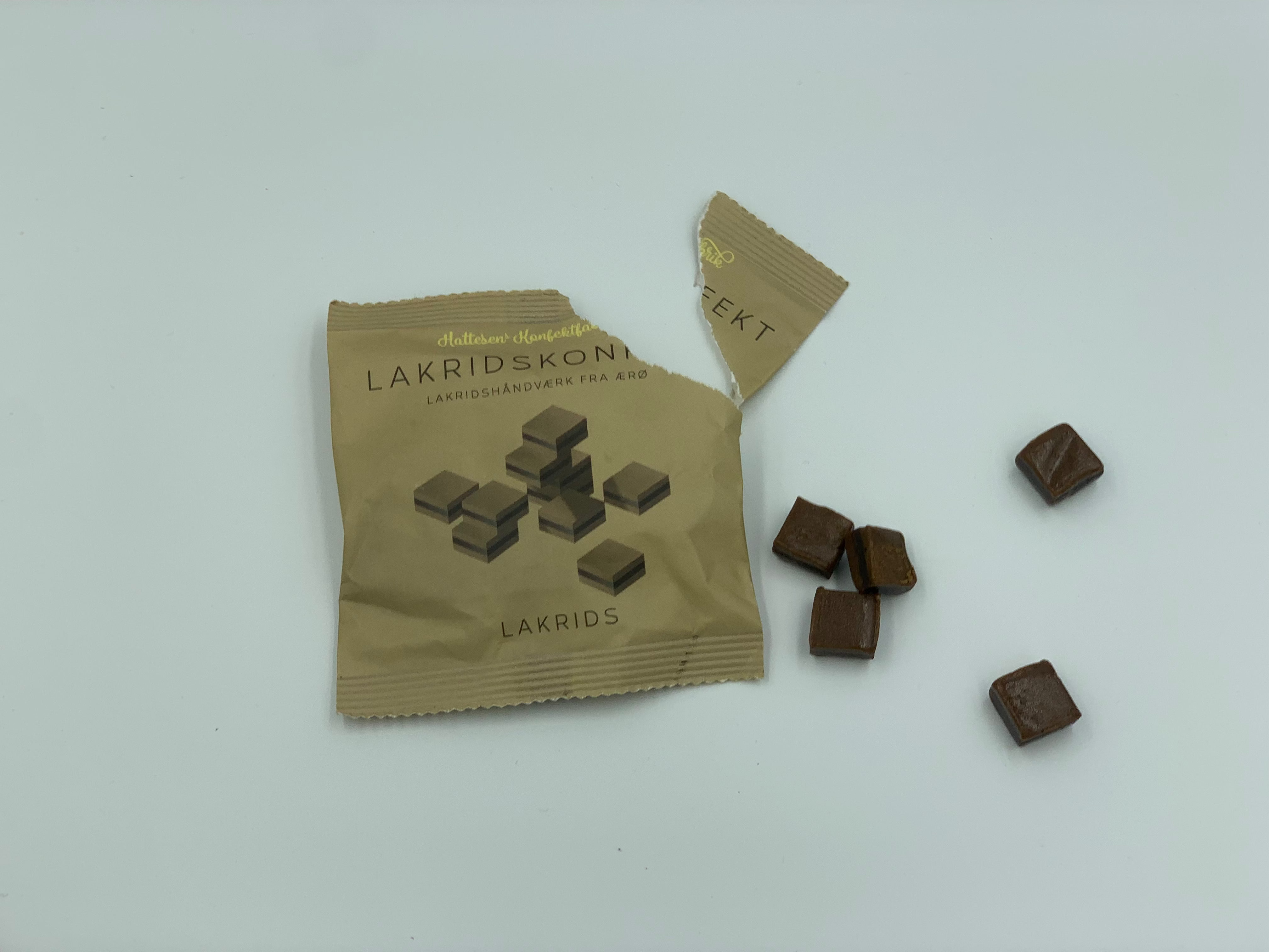 Hattesens Konfekt, pose med lakrids, 32 gr