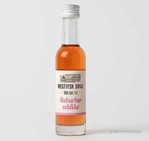Westjysk Smag - Rabarber eddike, 100 ml