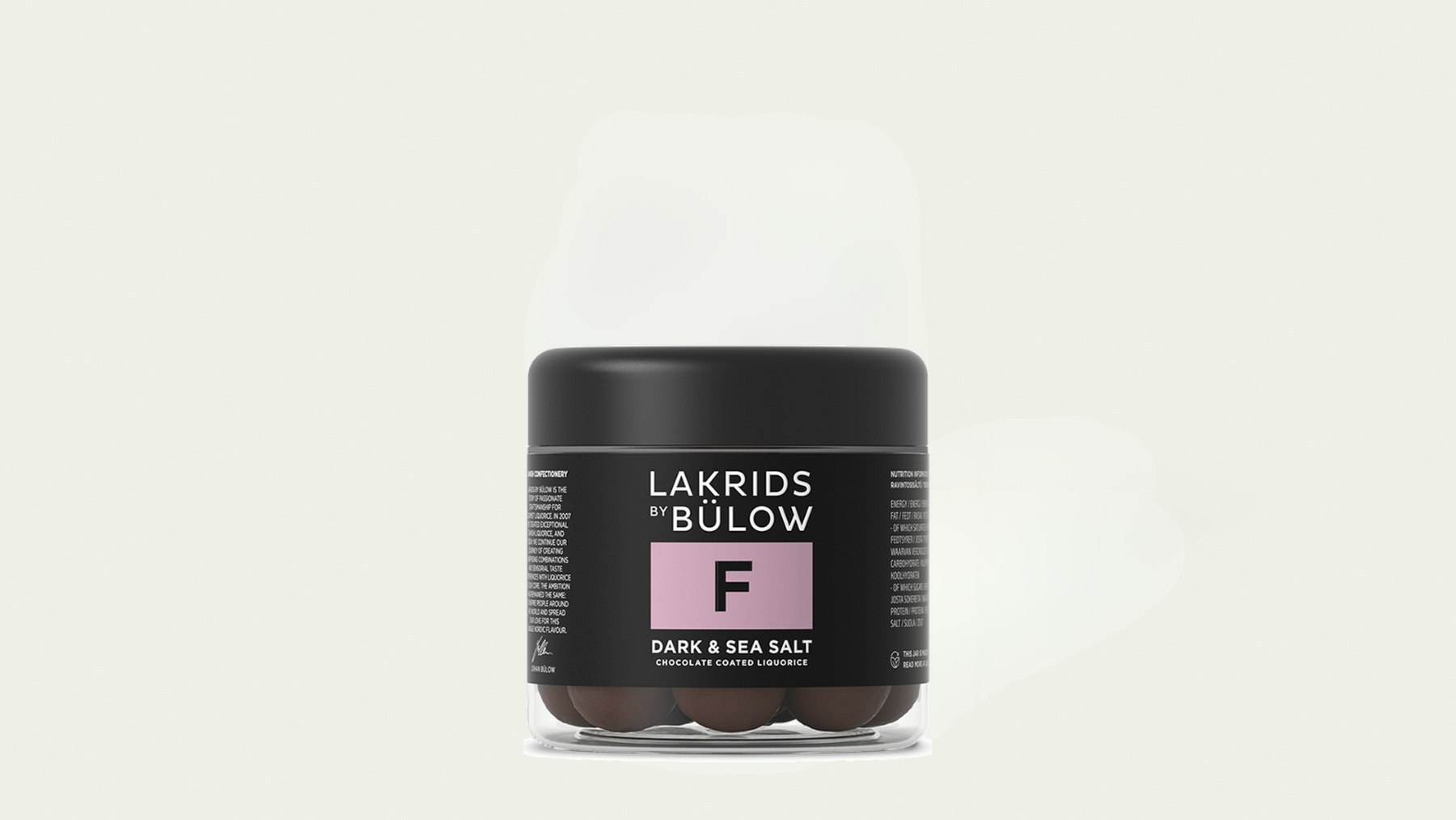 Lakrids By Bülow - Small F, Dark & Seasalt, 115 gr