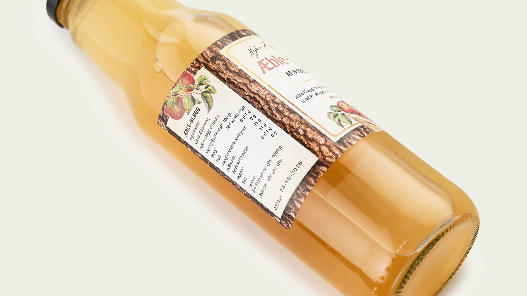 Nybro Frugtplantage, Æblegløgg, alkoholfri, 75 cl - inkl. pant
