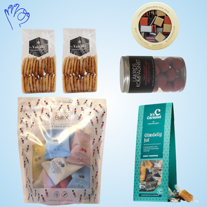 Jule- og delegave til kontoret, 609 DKK