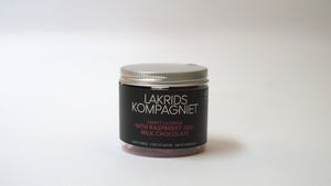 Lakrids Kompagniet - sød lakrids m chokolade og hindbær, 130 gr