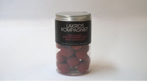 Lakrids Kompagniet - sød lakrids m chokolade og hindbær, 260 gr