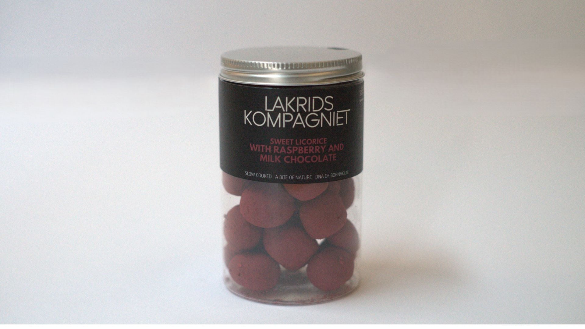 Lakrids Kompagniet - sød lakrids m chokolade og hindbær, 260 gr